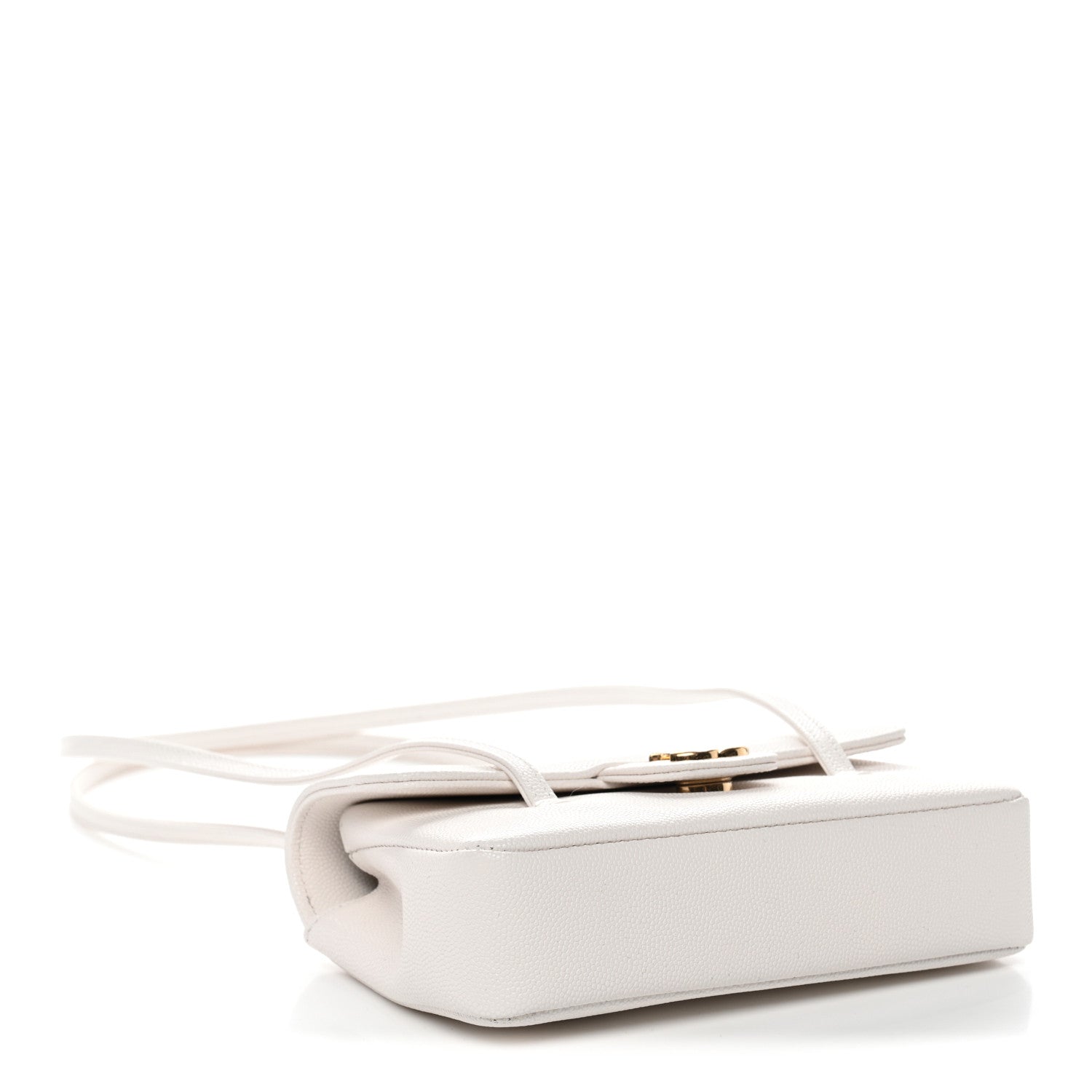 Chanel Shiny Caviar Mini Preppy Coco Shoulder Bag White