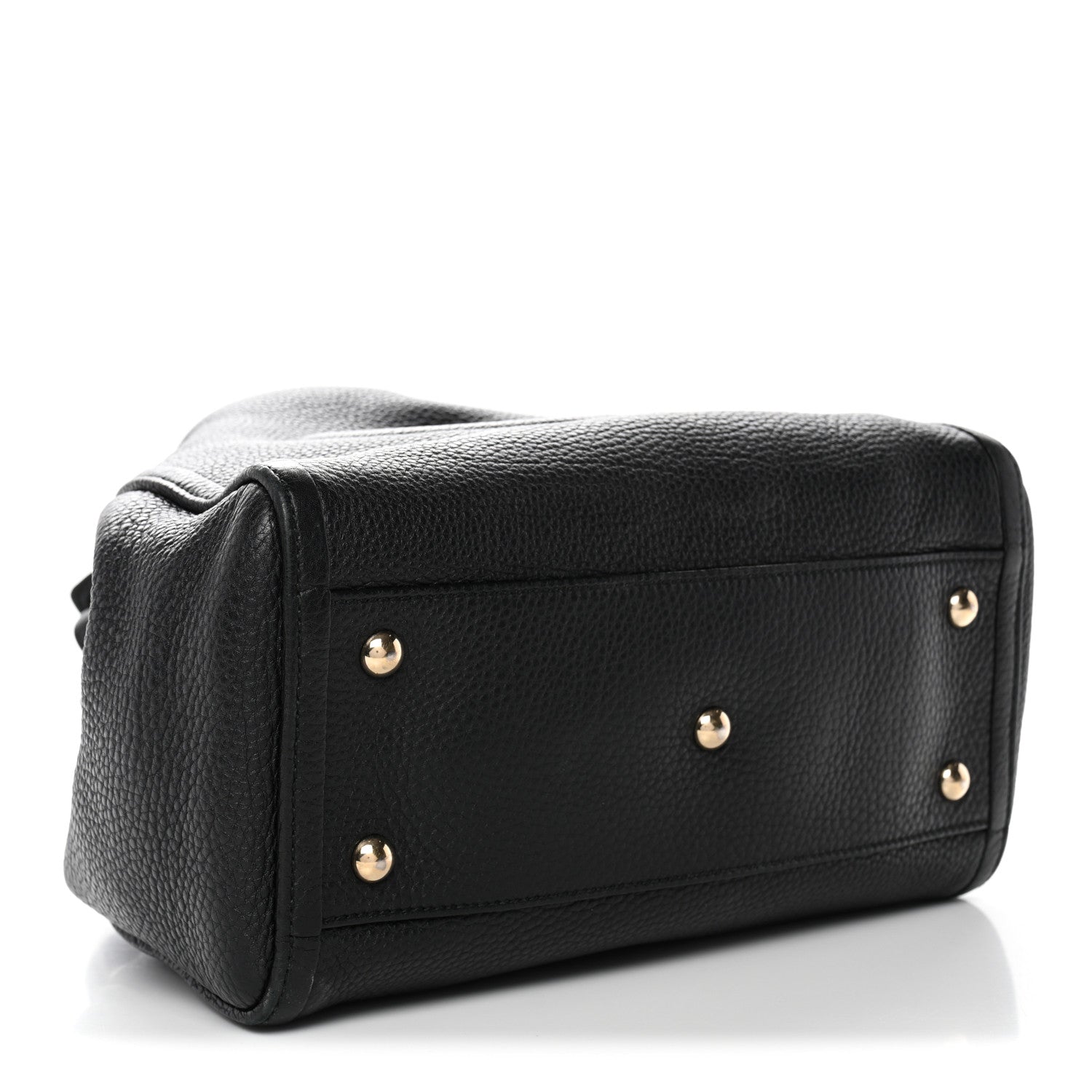 Gucci Pebbled Calfskin Small Soho Shoulder Bag Black