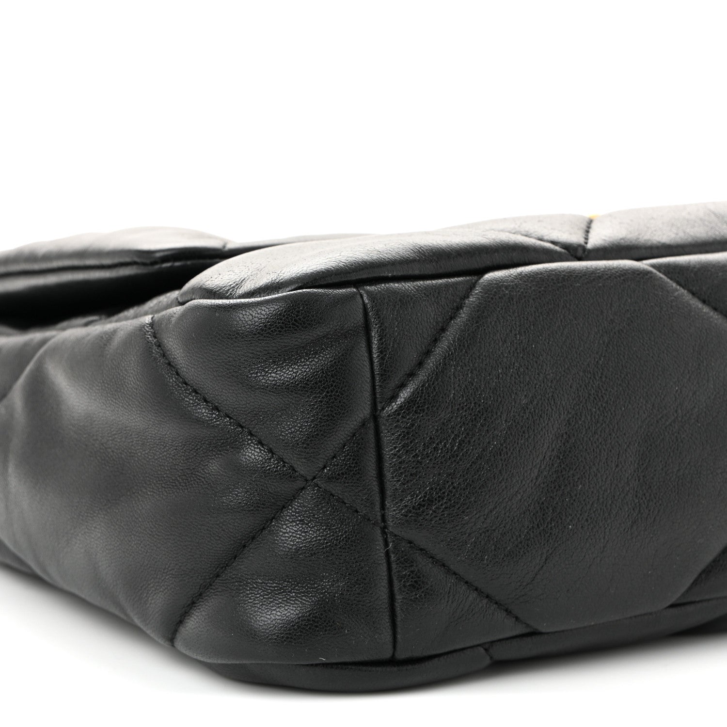 Chanel Lambskin Quilted Medium Chanel 19 Flap Black
