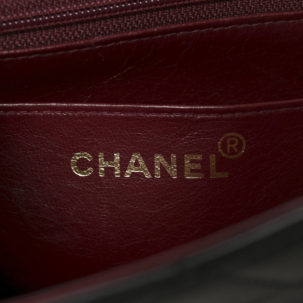Chanel Lambskin Quilted Small Single Flap Black