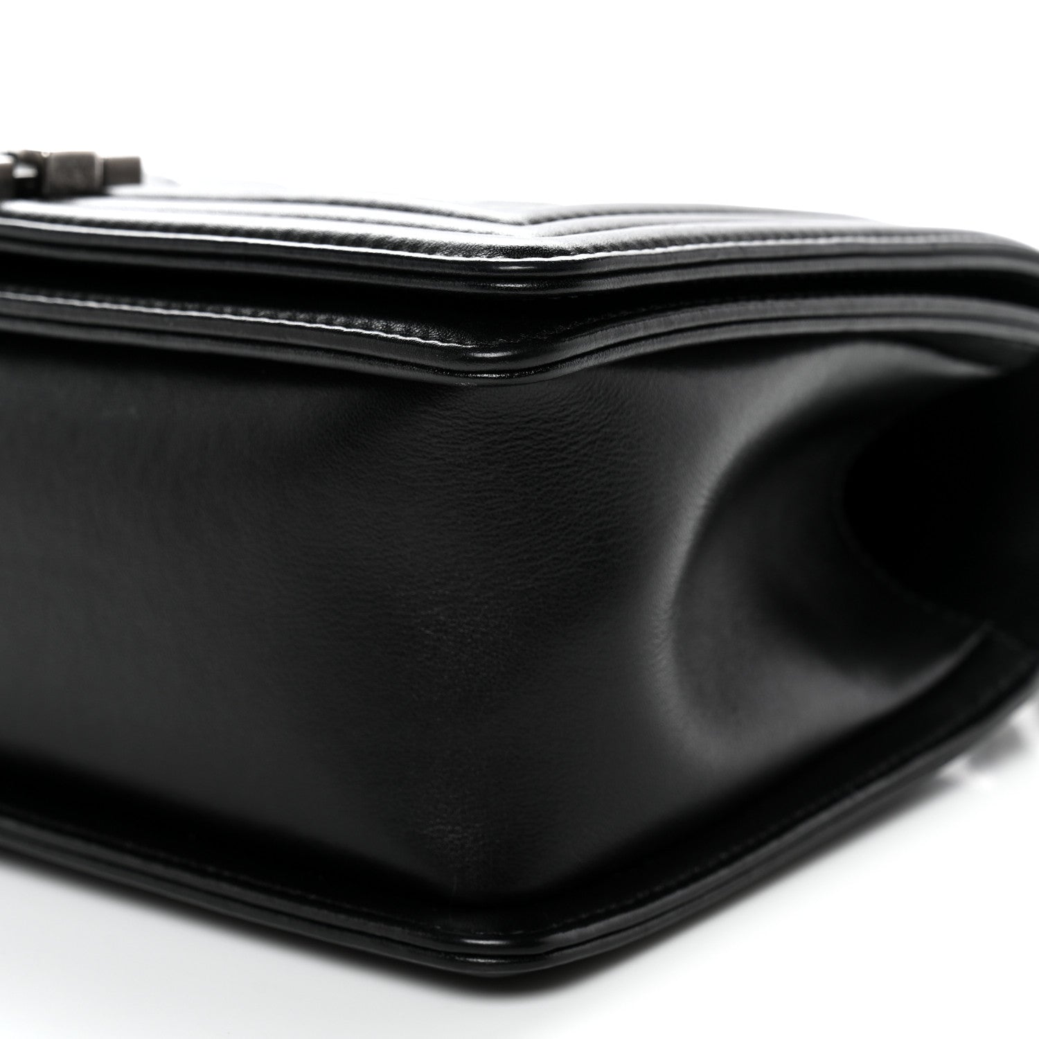 Chanel Lambskin Quilted Medium Boy Flap Black