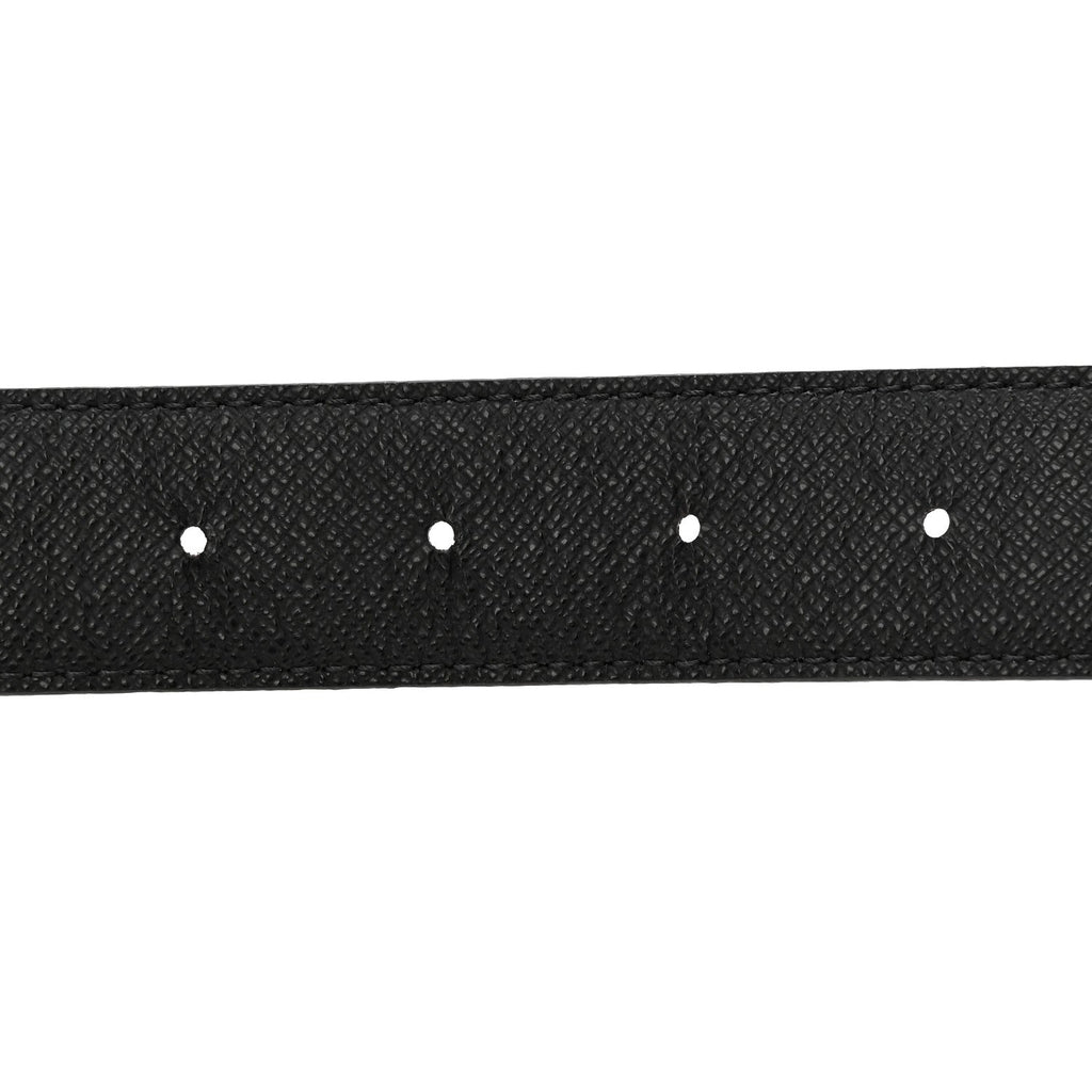 Louis Vuitton Calfskin Monogram 30mm LV Initiales Reversible Belt 85 34 Black