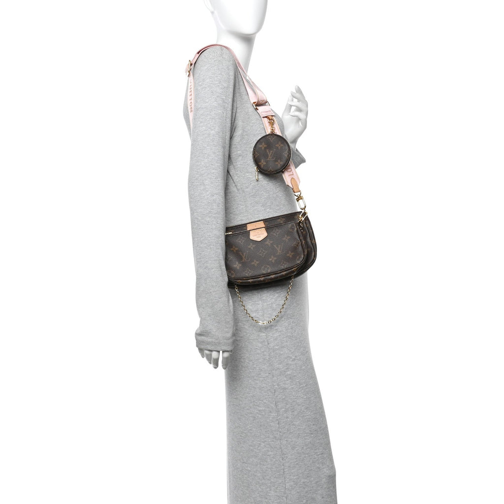 Louis Vuitton Monogram Multi Pochette Accessories Rose Clair