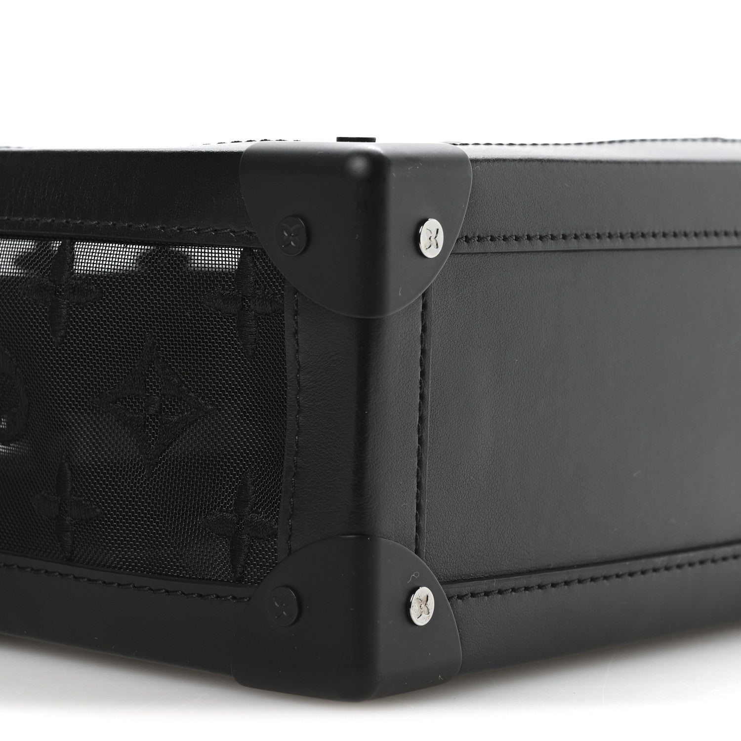 Louis Vuitton Monogram See Through Soft Trunk Black
