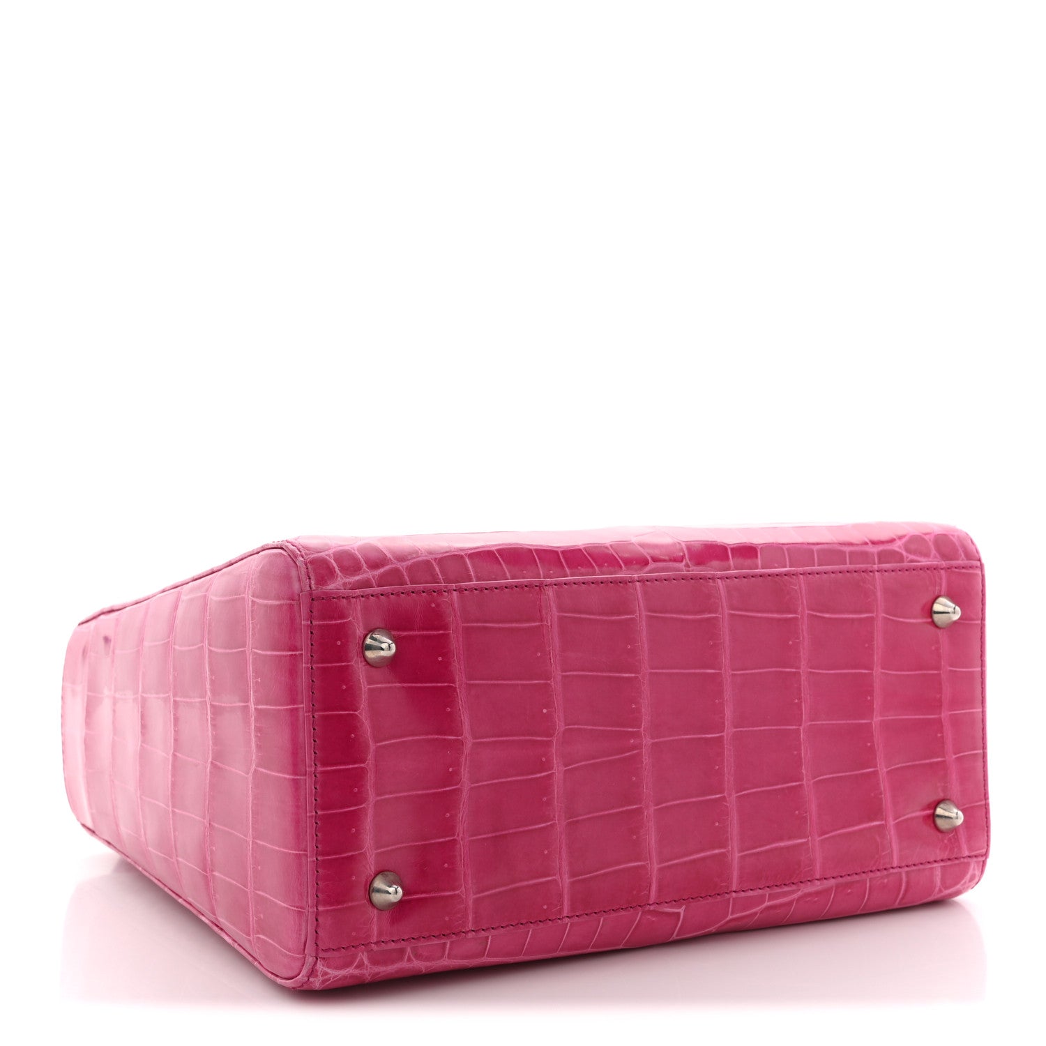 Christian Dior Alligator Medium Lady Dior Pink