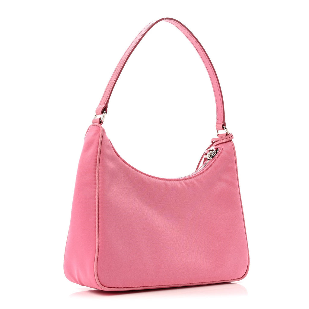 Prada Re-Nylon Saffiano Mini Re-Edition 2005 Bag Begonia
