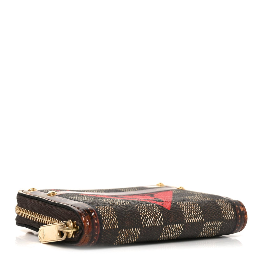 Louis Vuitton Transformed Damier Ebene Time Trunk Zippy Coin Purse