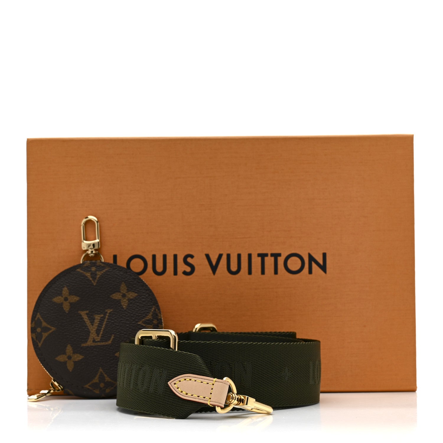 Louis Vuitton Monogram Multi Pochette Accessories Bandouliere Shoulder Strap Kaki