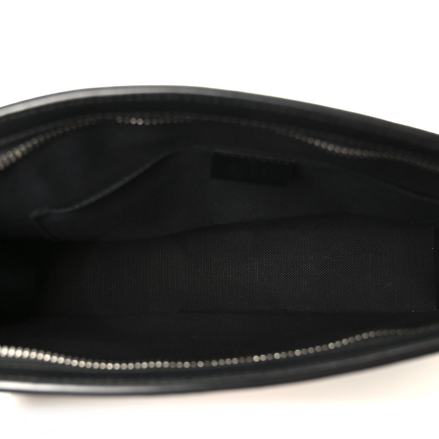 Gucci GG Supreme Monogram Selleria Calfskin Web New Web Cosmetic Case Black