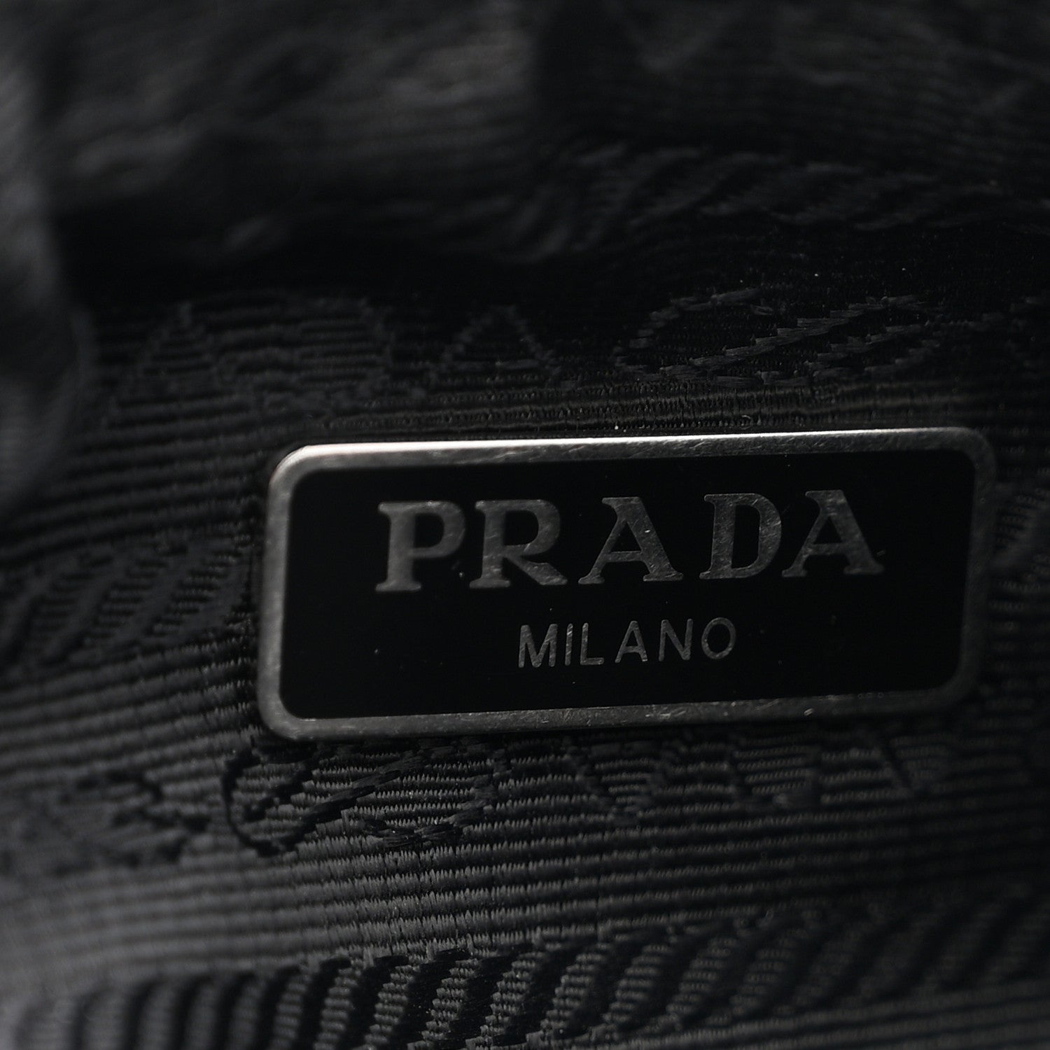Prada Tessuto Nylon Saffiano Re-Edition 2006 Shoulder Bag Black