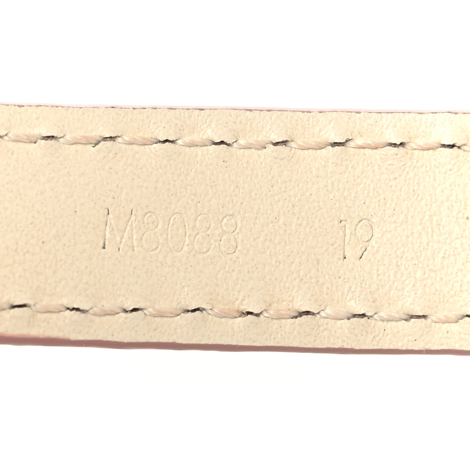 Louis Vuitton Calfskin Iconic Bracelet 17 Rose Poudre