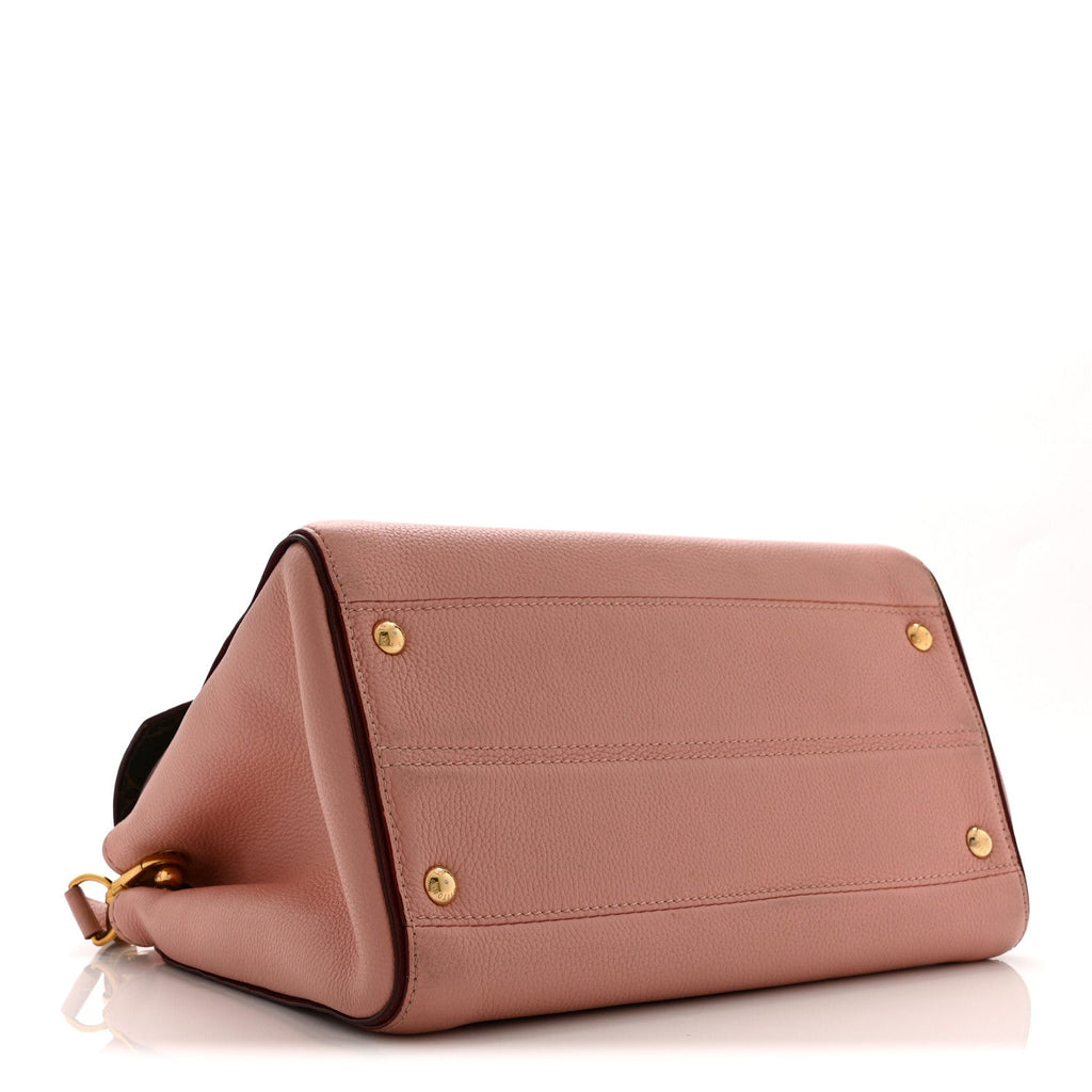 Louis Vuitton Grained Calfskin Monogram Double V Rose Poudre