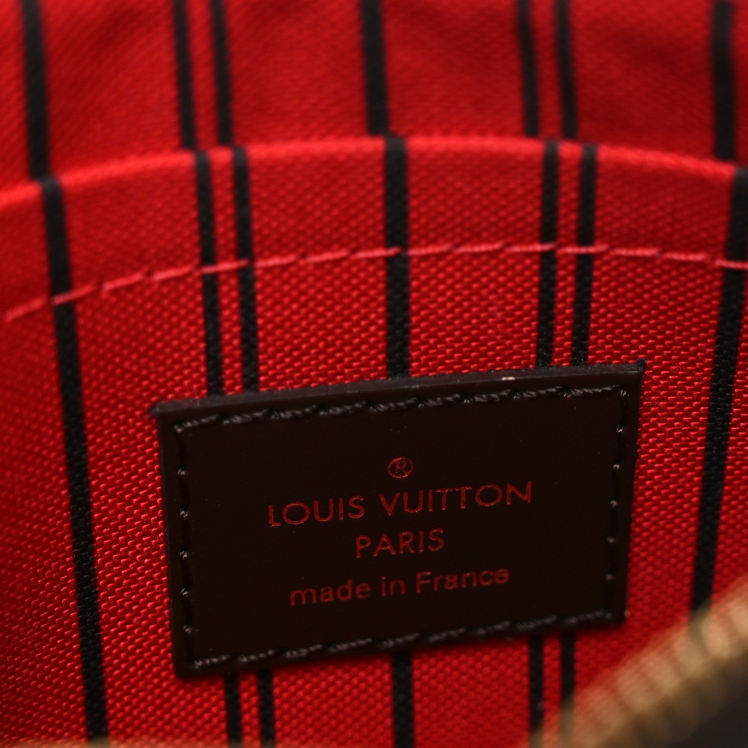 Louis Vuitton Damier Ebene Neverfull PM Pochette