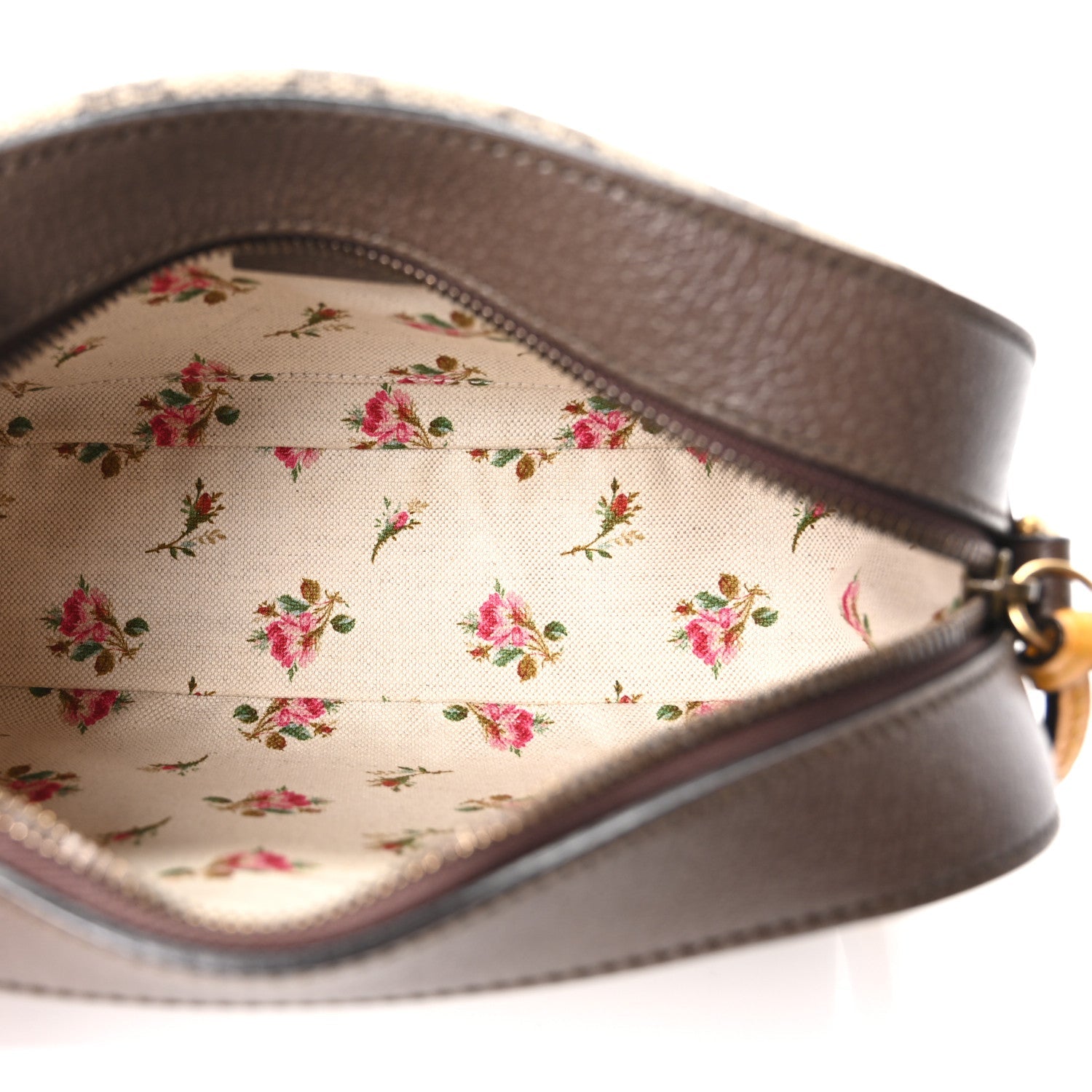 Gucci GG Supreme Monogram Web Neo Vintage Shoulder Bag Beige New Acero Crop