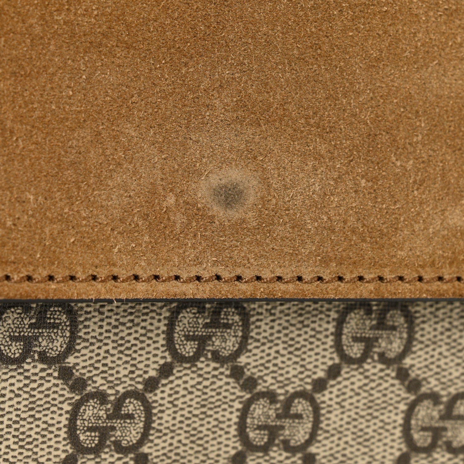 Gucci GG Supreme Monogram Mini Dionysus Shoulder Bag Taupe
