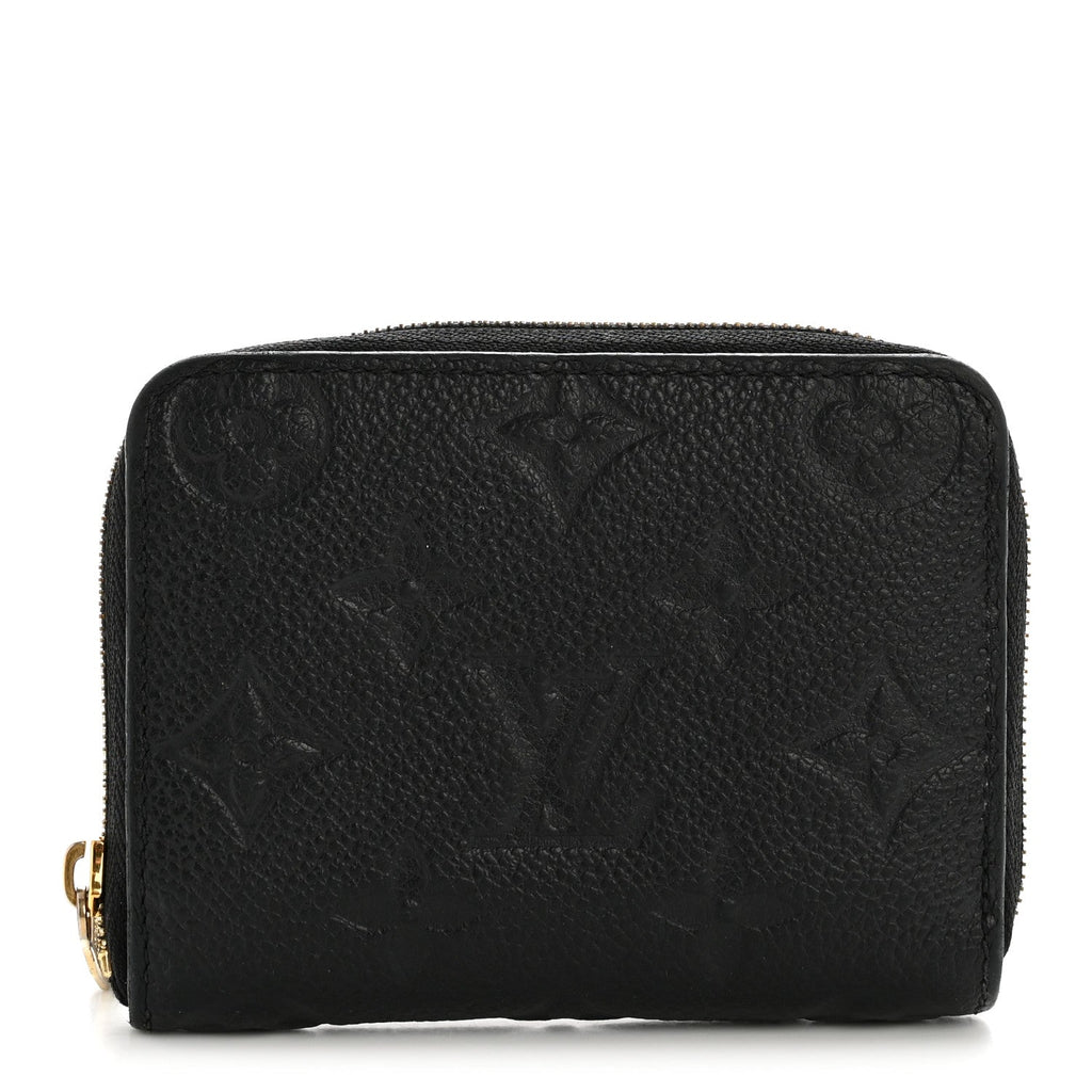 Louis Vuitton Empreinte Zippy Coin Purse Black