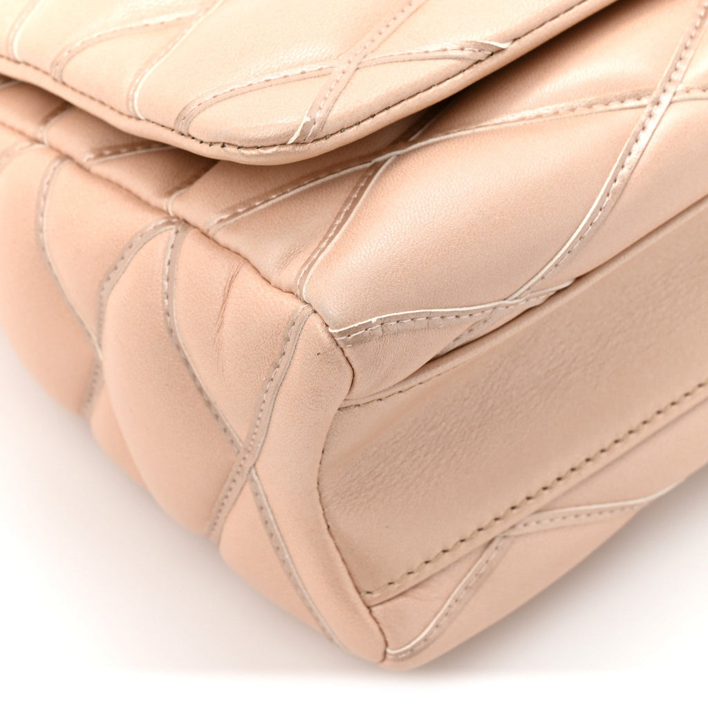 Louis Vuitton Lambskin Malletage GO-14 PM Champagne