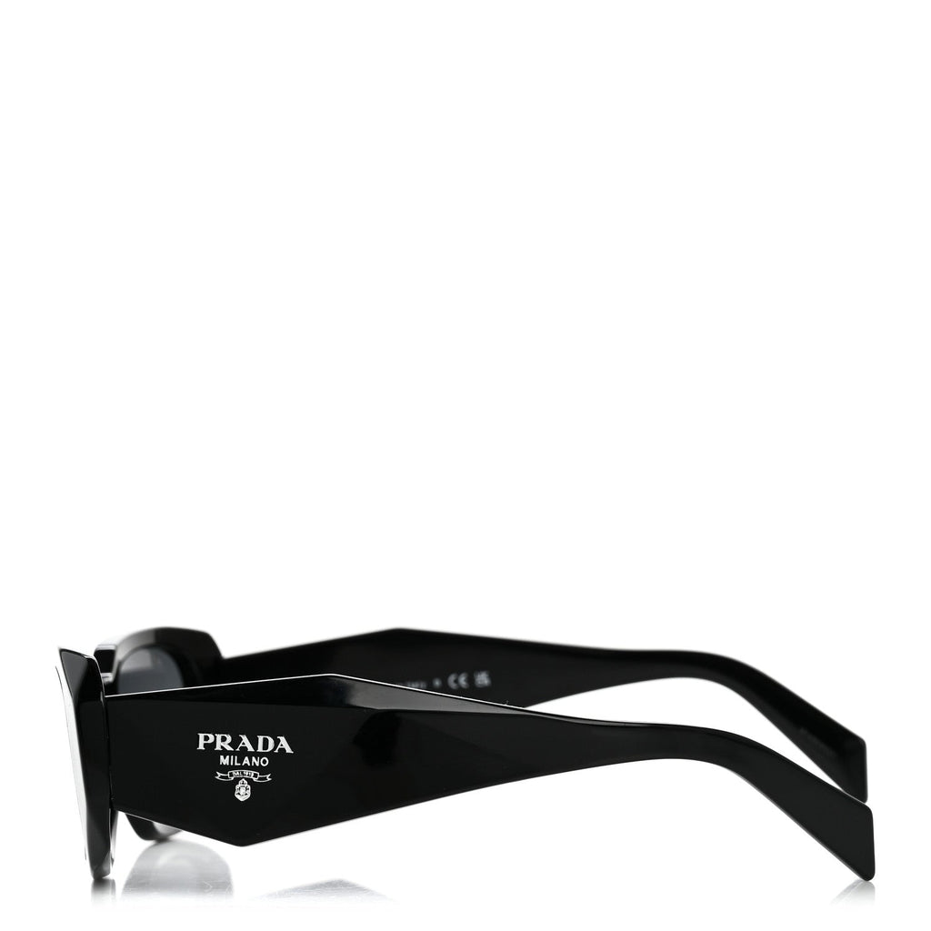Prada Acetate Symbole Sunglasses SPR 17W Black