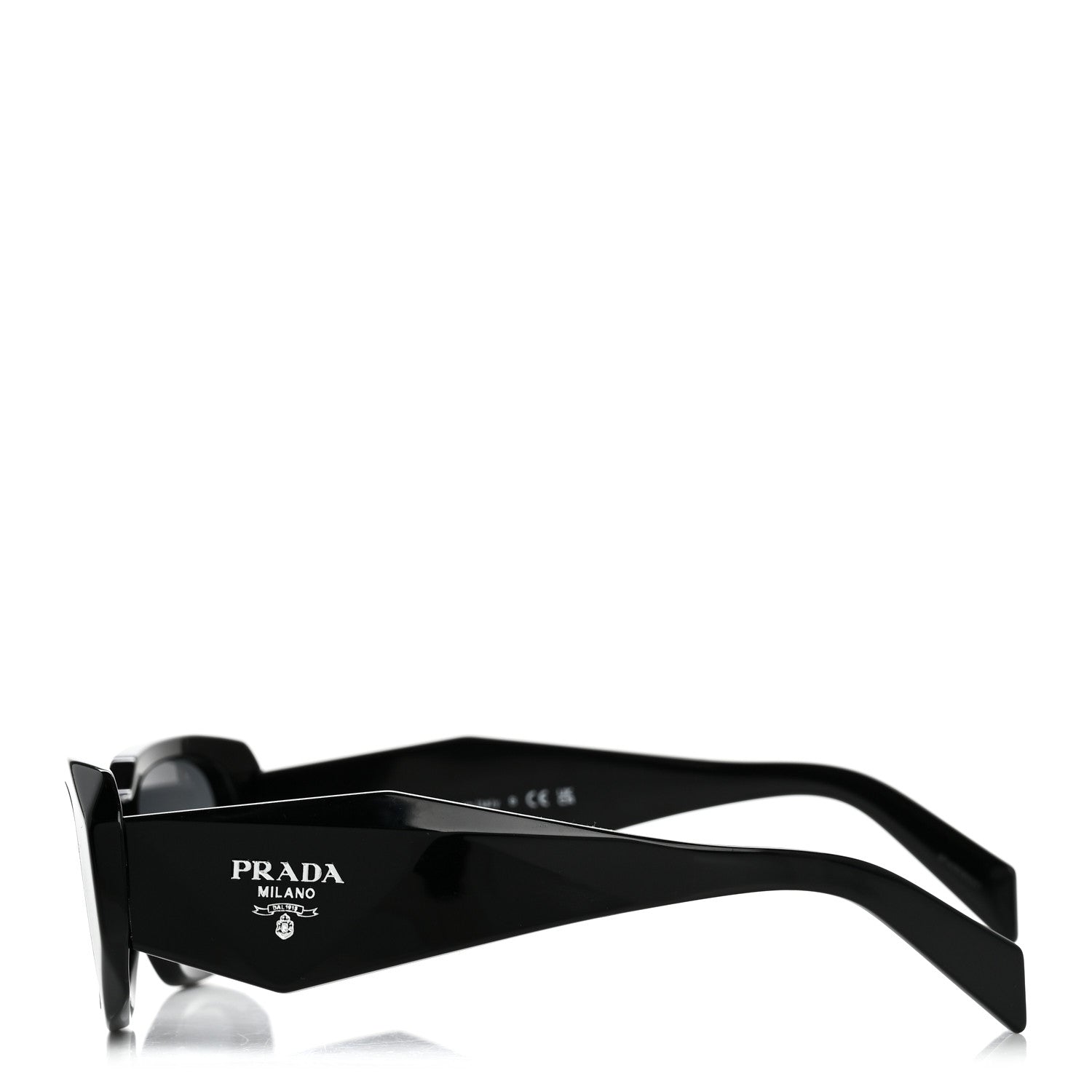 Prada Acetate Symbole Sunglasses SPR 17W Black