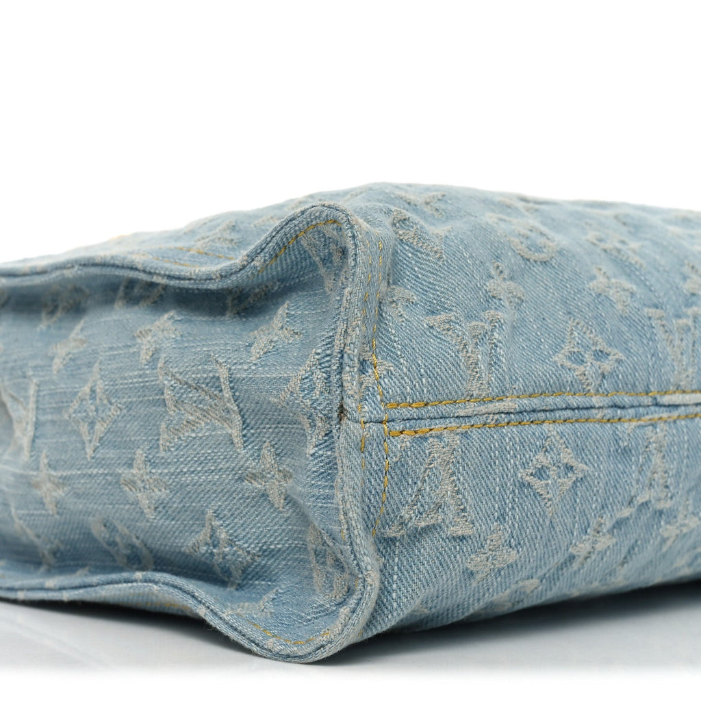 Louis Vuitton Monogram Washed Denim Let Go PM Sky Blue