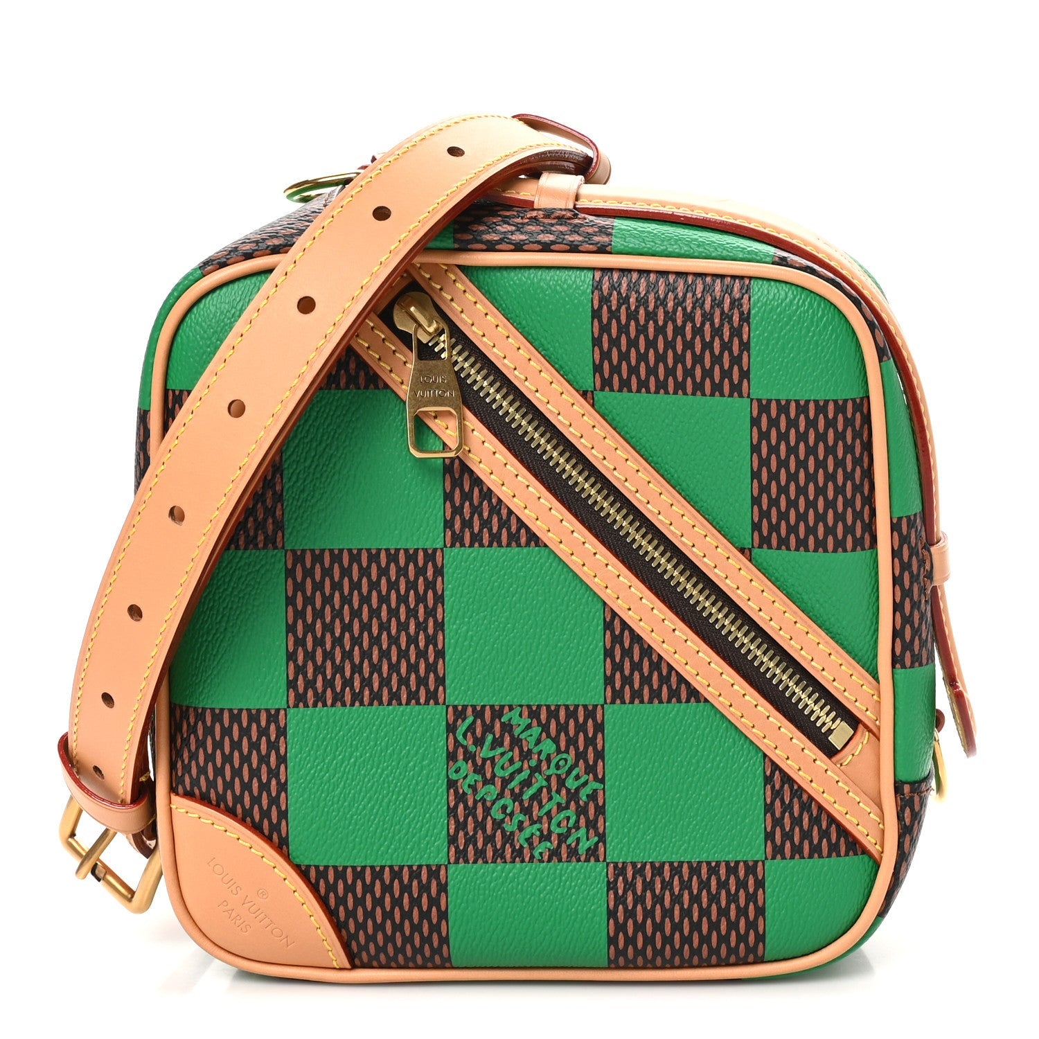 Louis Vuitton Damier Pop Chess Messenger Green