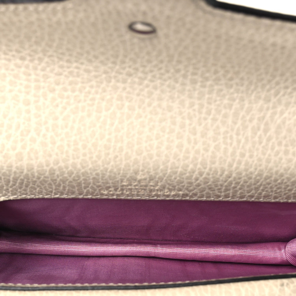 Gucci Dollar Calfskin Crystal Super Mini Dionysus Shoulder Bag Mystic White Black Diamond