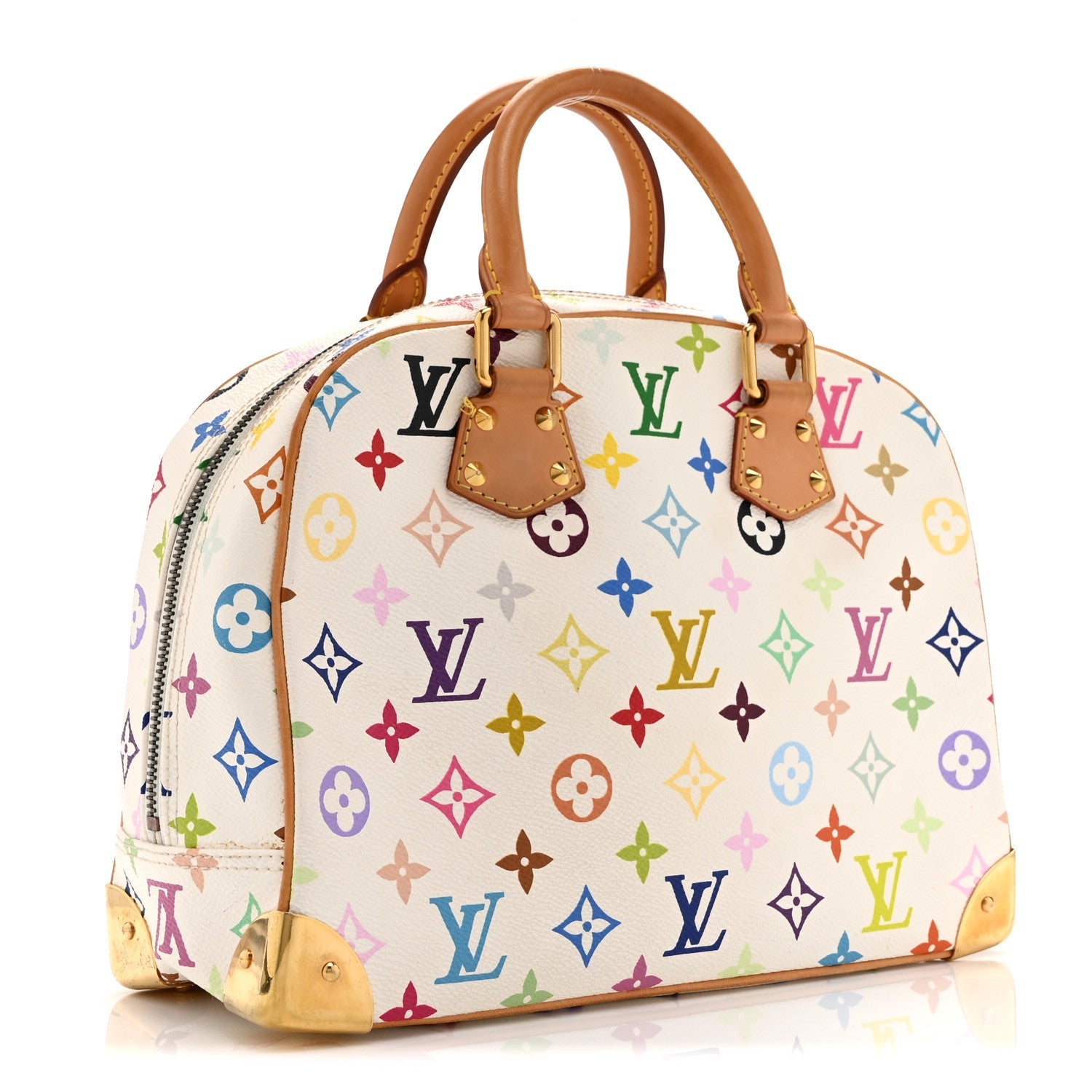 Louis Vuitton Monogram Multicolor Trouville White