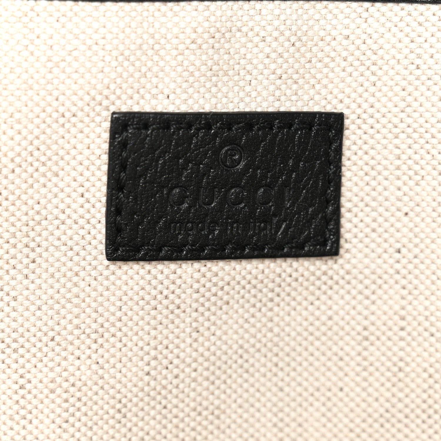 Gucci Textured Dollar Calfskin Medium Ophidia Shoulder Tote Bag Black