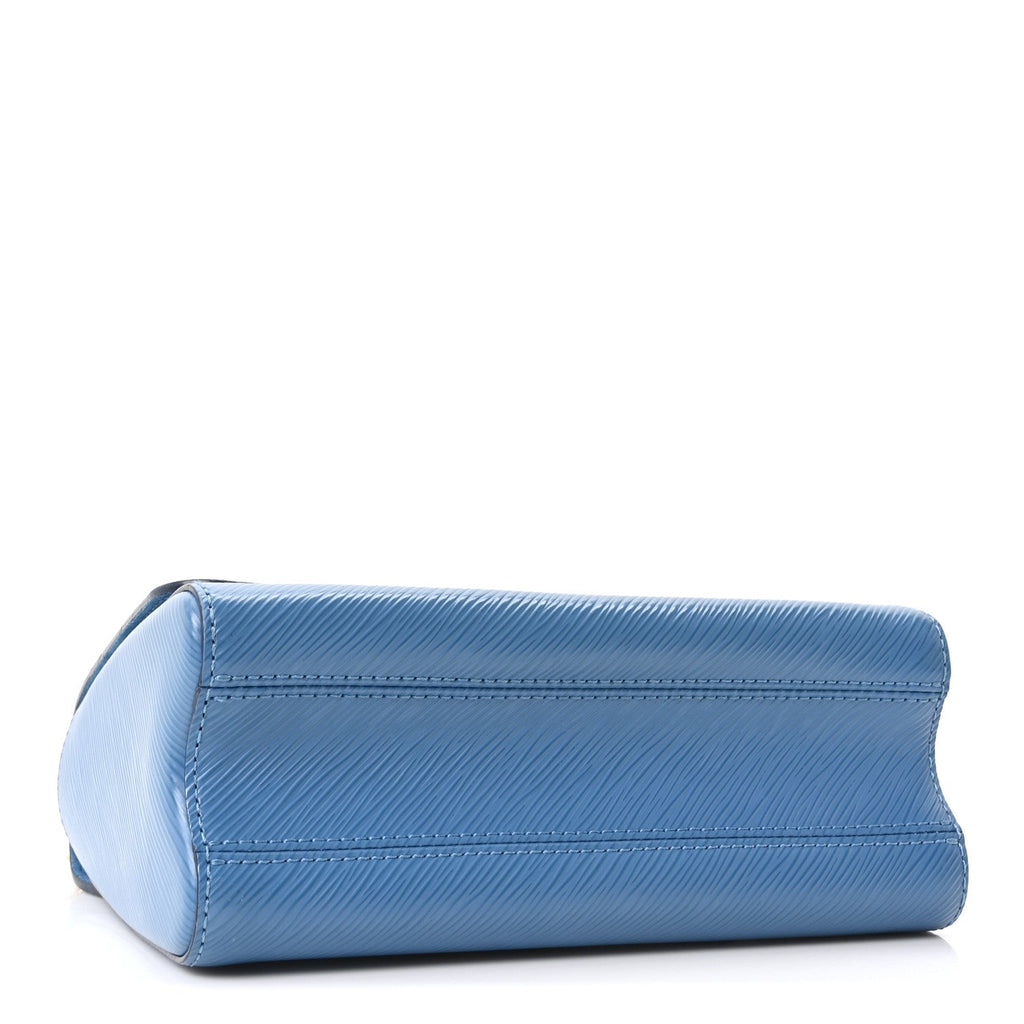 Louis Vuitton Epi Twist Shoulder Bag MM Blue Jean