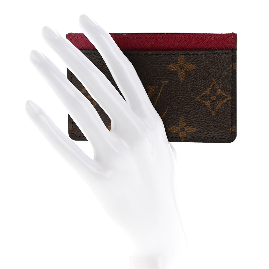 Louis Vuitton Monogram Card Holder Fuchsia