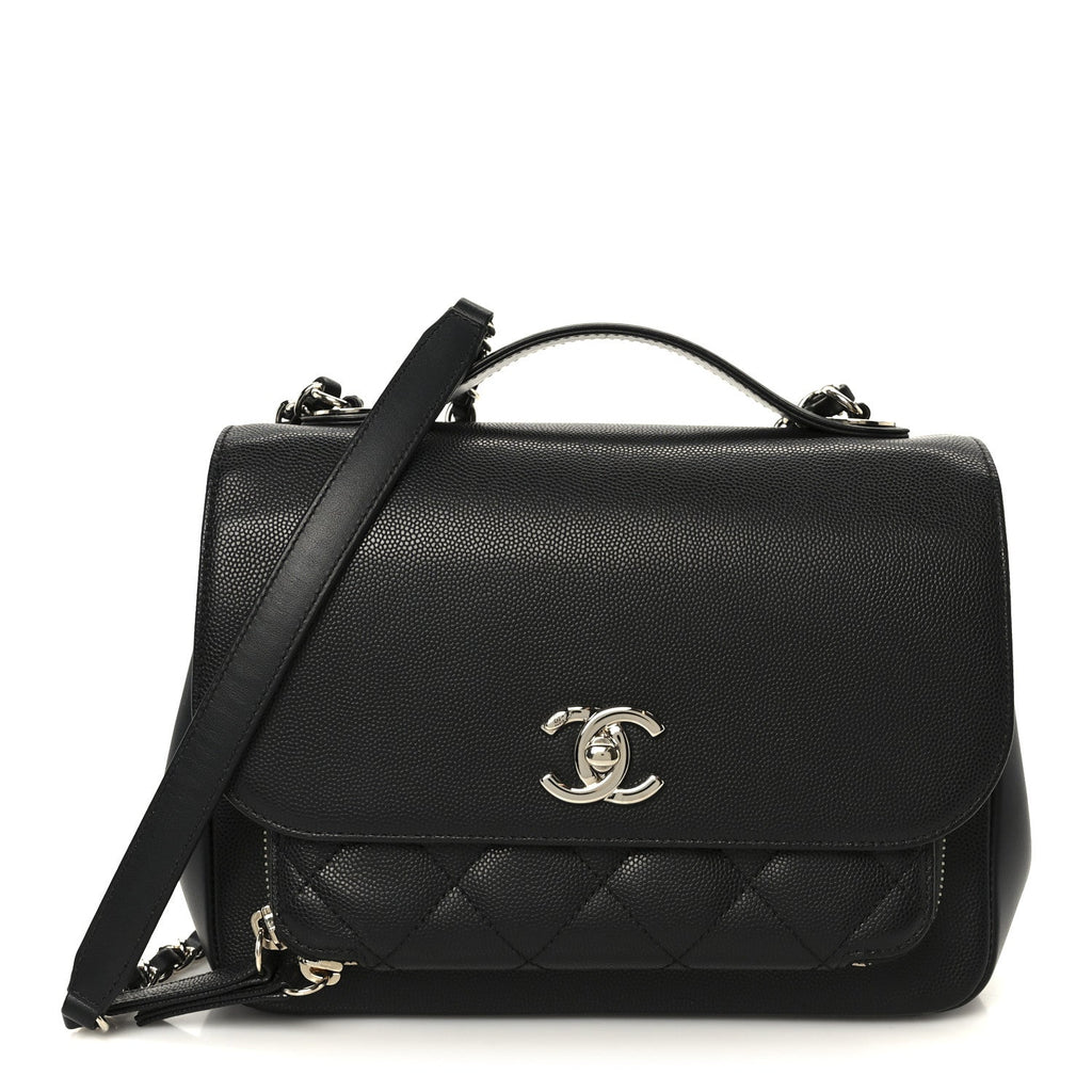 Chanel Caviar Quilted Medium Business Affinity Flap Black