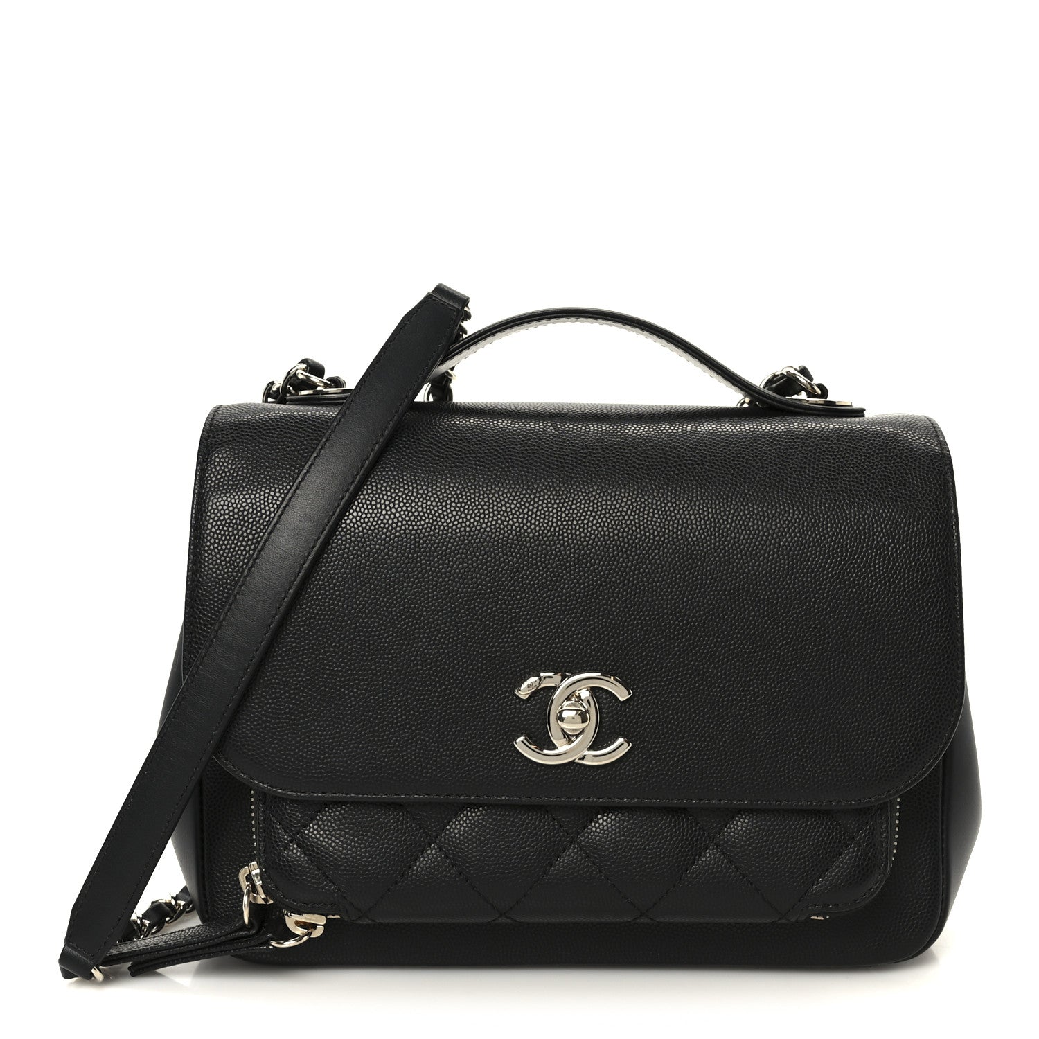 Chanel Caviar Quilted Medium Business Affinity Flap Black