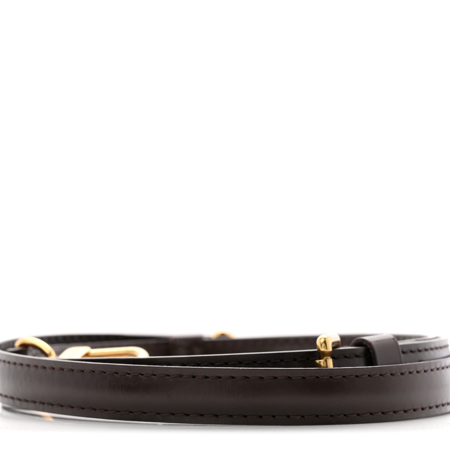Louis Vuitton Calfskin 16mm Adjustable Shoulder Strap Ebene