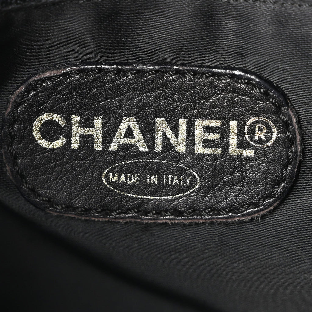 Chanel Caviar Flap Shoulder Bag Black