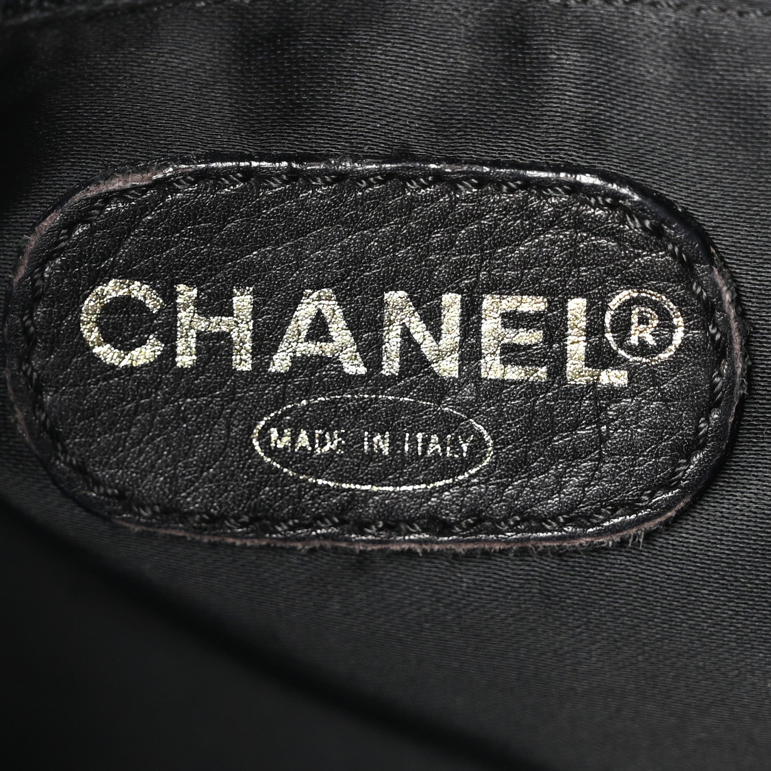 Chanel Caviar Flap Shoulder Bag Black