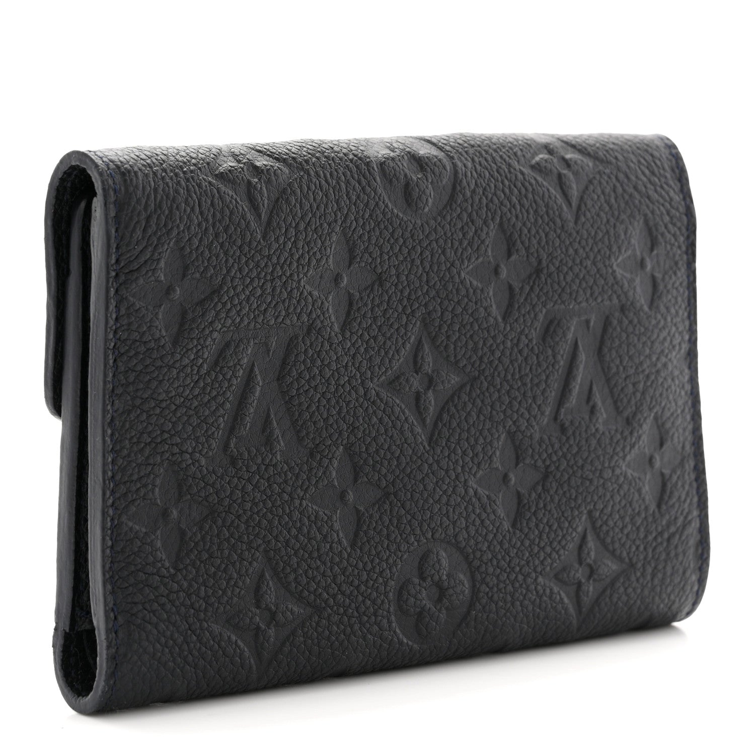Louis Vuitton Empreinte Compact Curieuse Wallet Black