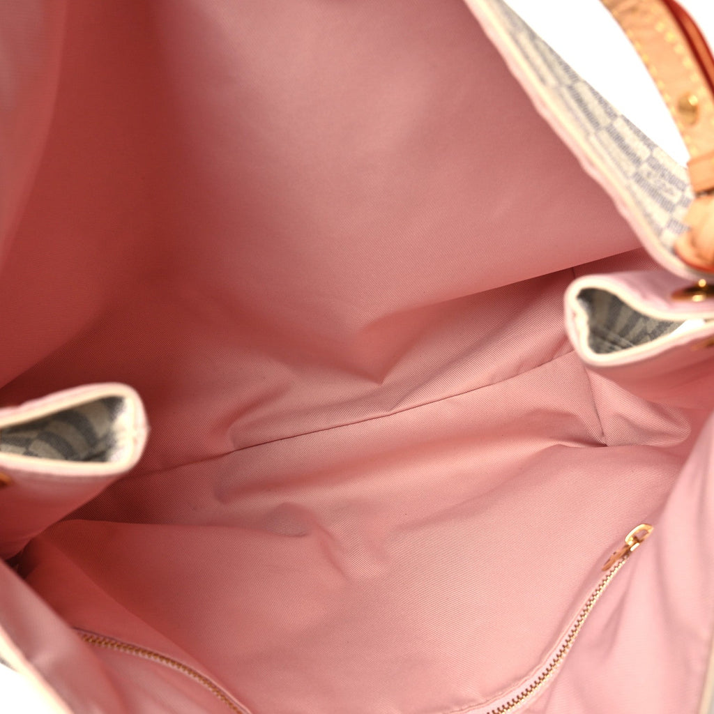 Louis Vuitton Damier Azur Graceful MM Rose Ballerine