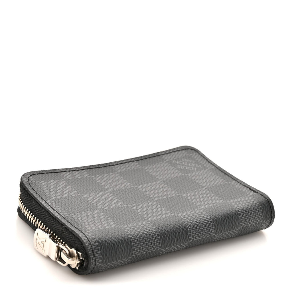 Louis Vuitton Damier Graphite Zippy Coin Purse Vertical