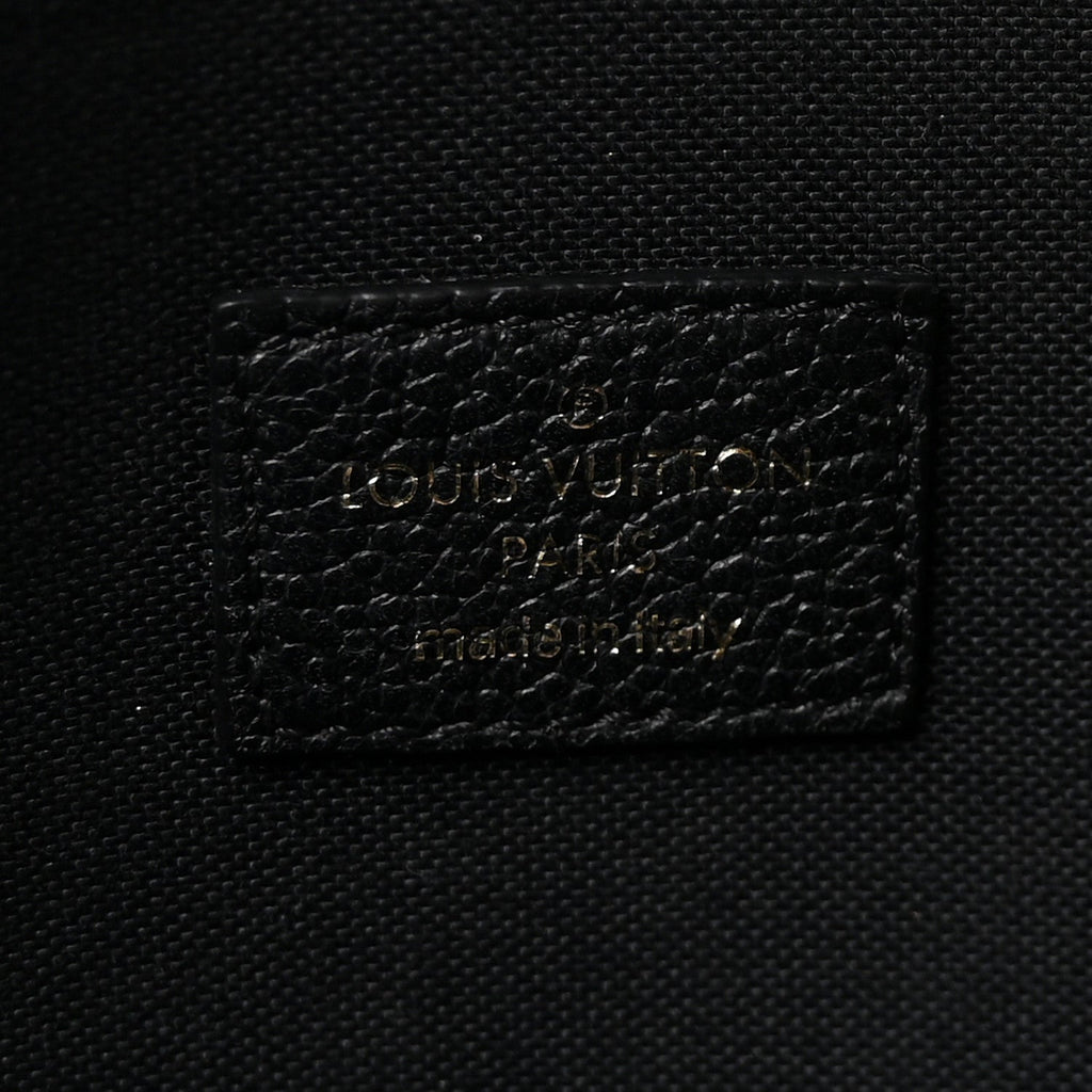 Louis Vuitton Empreinte Pochette Felicie Chain Wallet Black