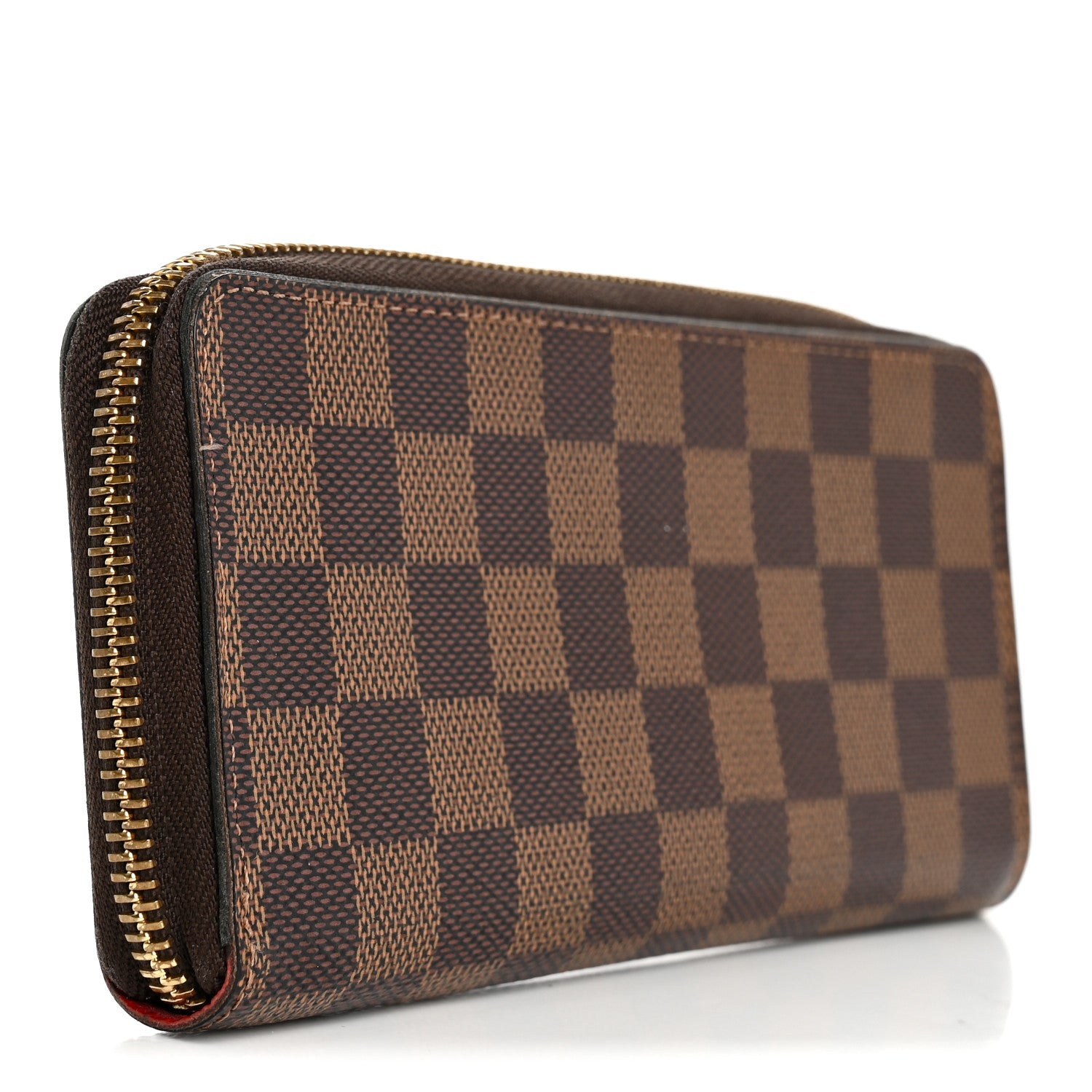 Louis Vuitton Damier Ebene Clemence Wallet Cherry