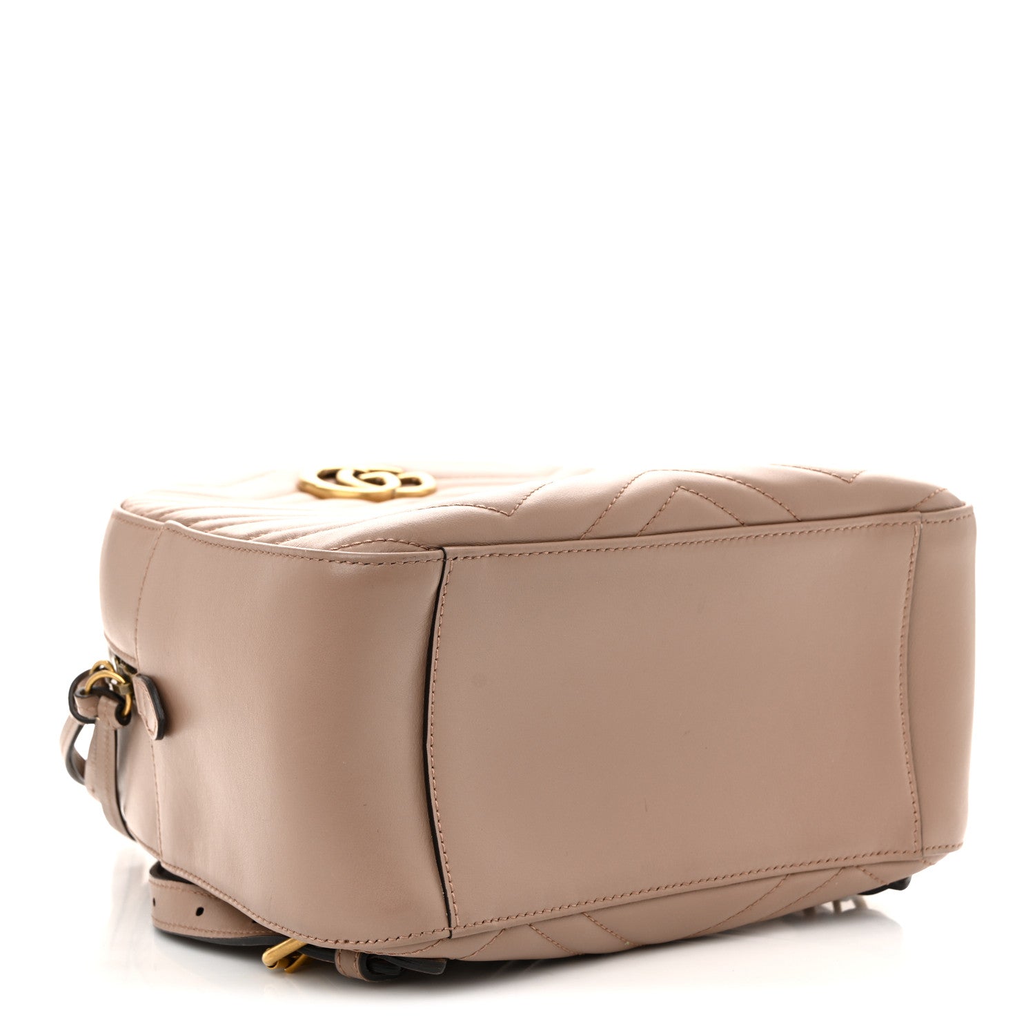 Gucci Calfskin Matelasse GG Marmont Backpack Porcelain Rose