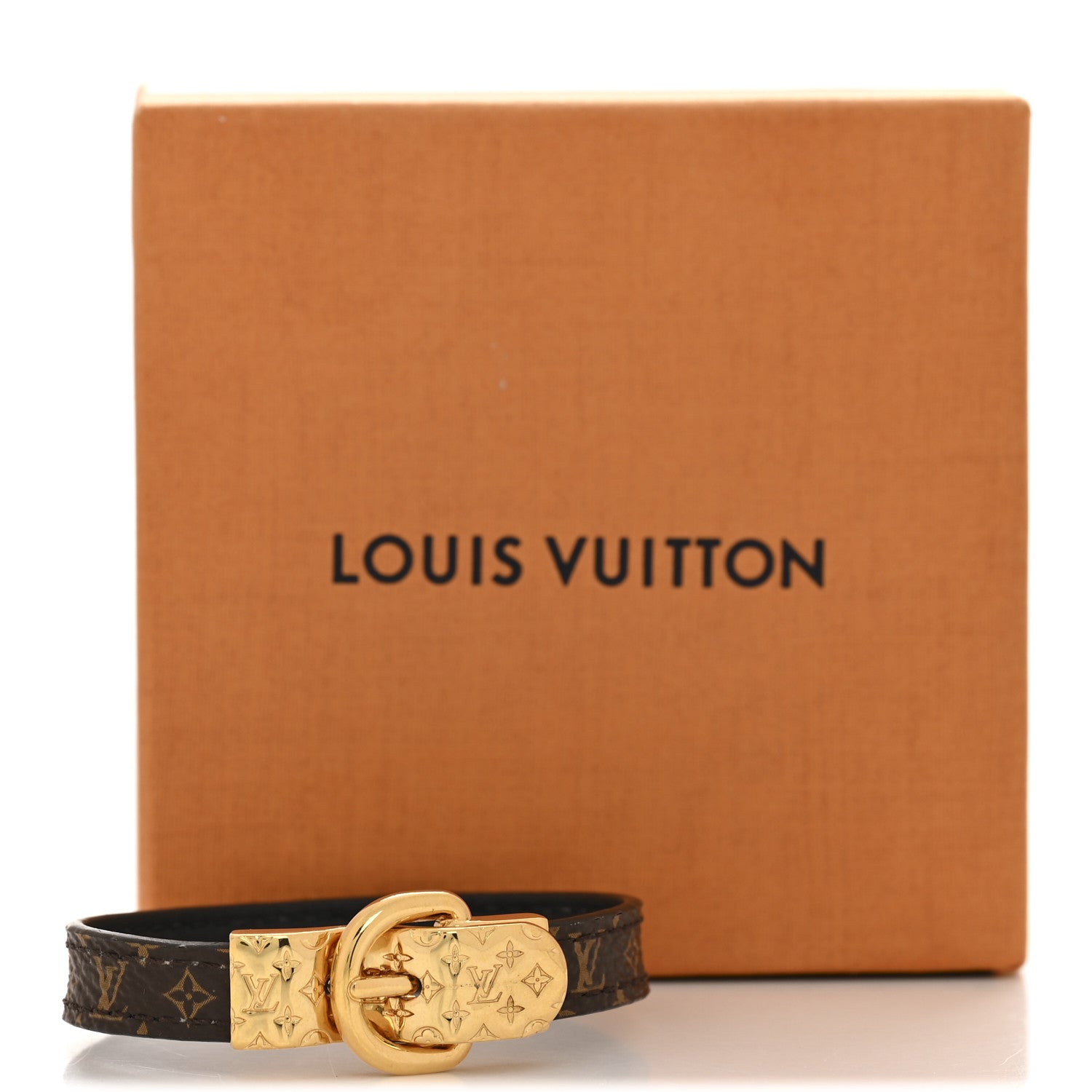 Louis Vuitton Monogram Fasten Your LV Bracelet 17