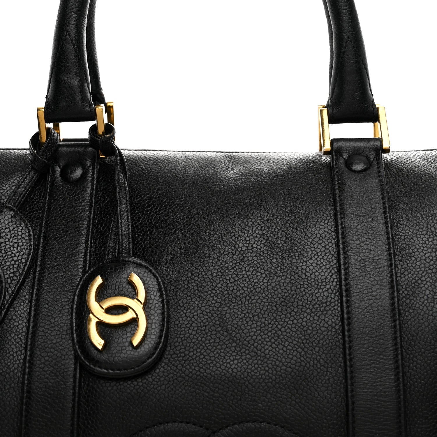 Chanel Caviar Timeless CC Duffel Bag Black