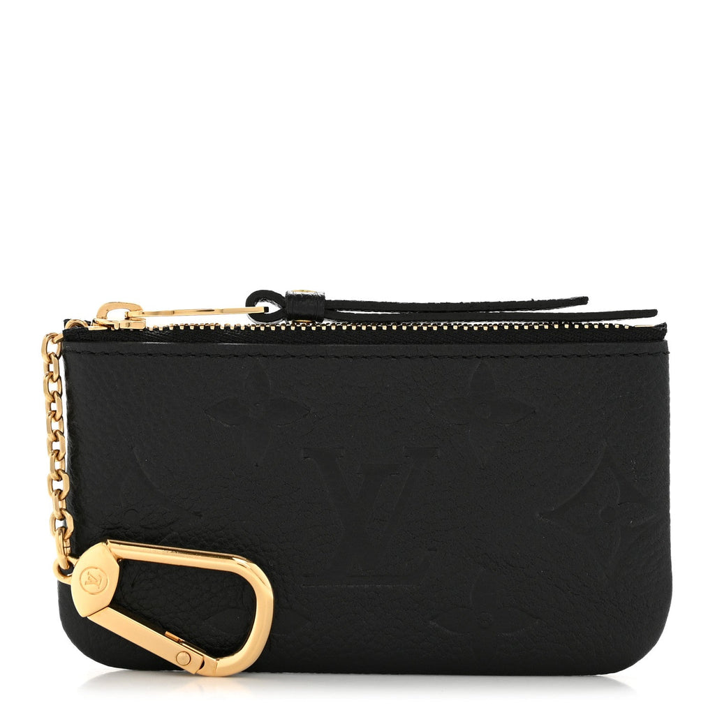 Louis Vuitton Empreinte Monogram Giant Key Pouch Black