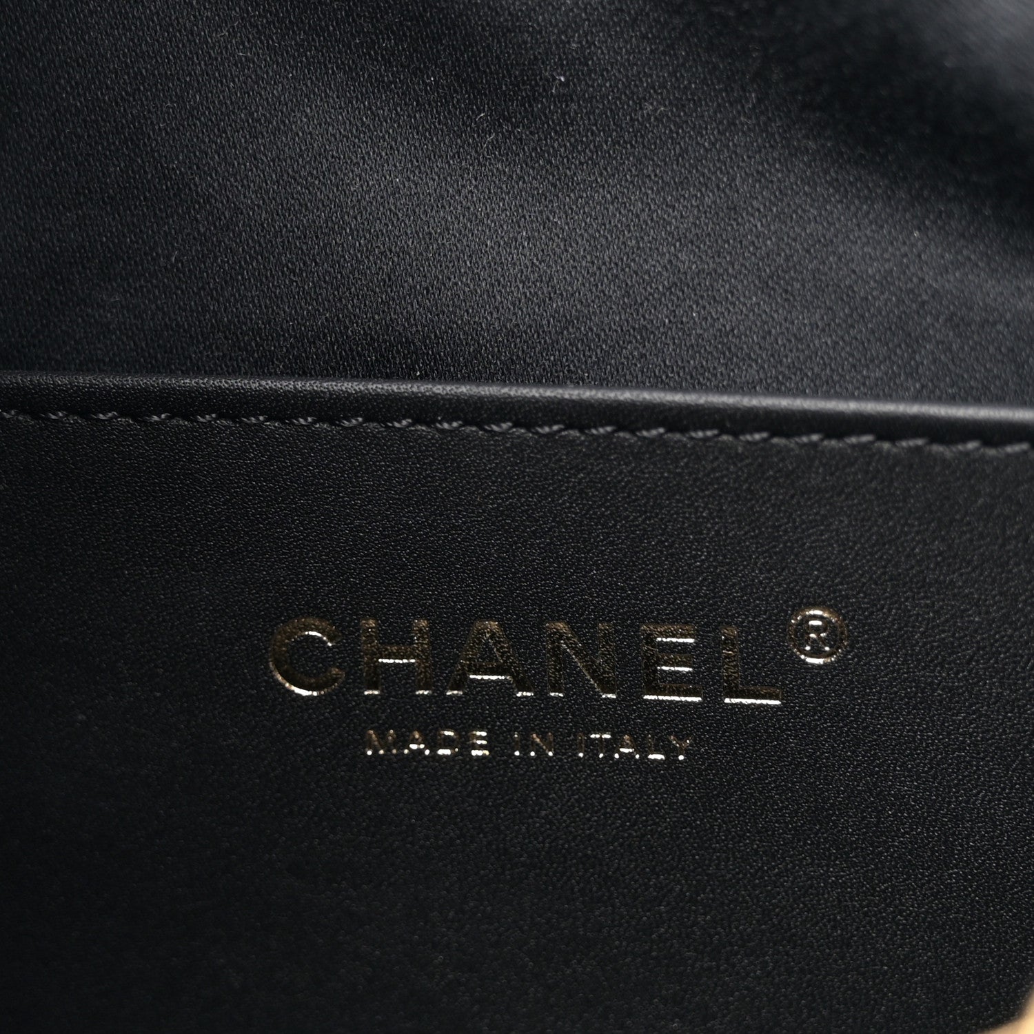 Chanel Washed Denim Quilted Mini Chanel 25 Handbag Black