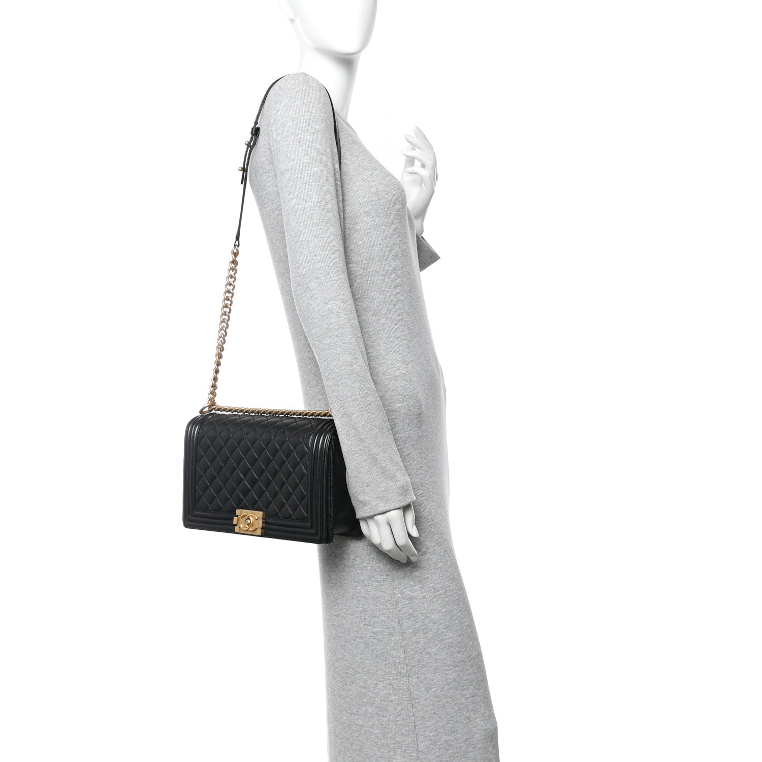 Chanel Lambskin Quilted Waist Bag Black