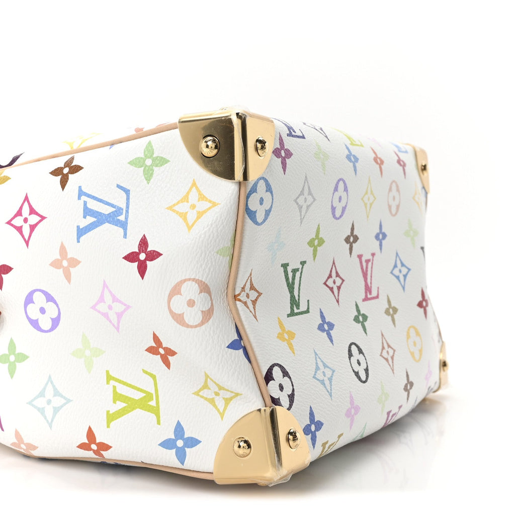 Louis Vuitton LV X TM Monogram Multicolor Speedy Bandouliere 25 White