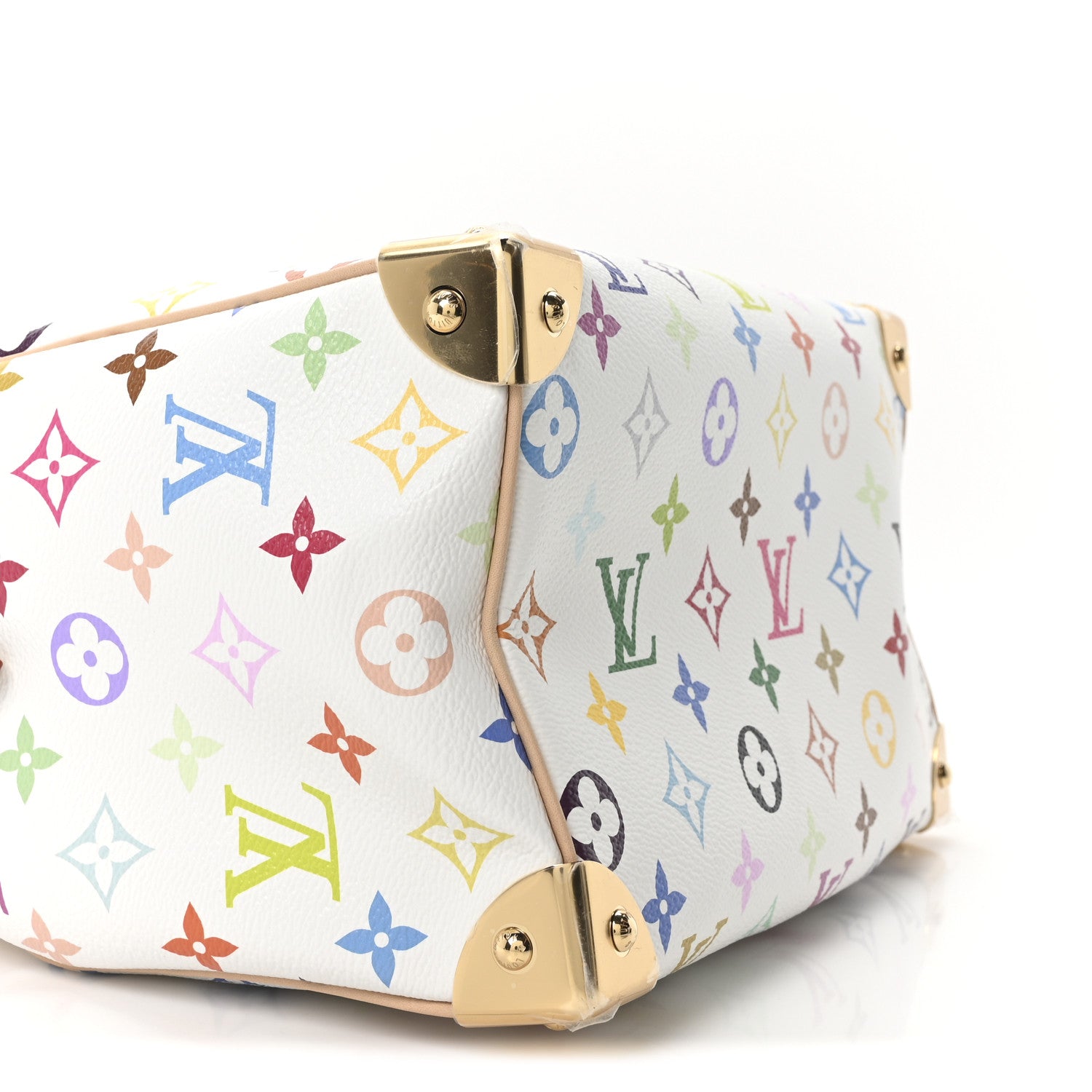 Louis Vuitton LV X TM Monogram Multicolor Speedy Bandouliere 25 White