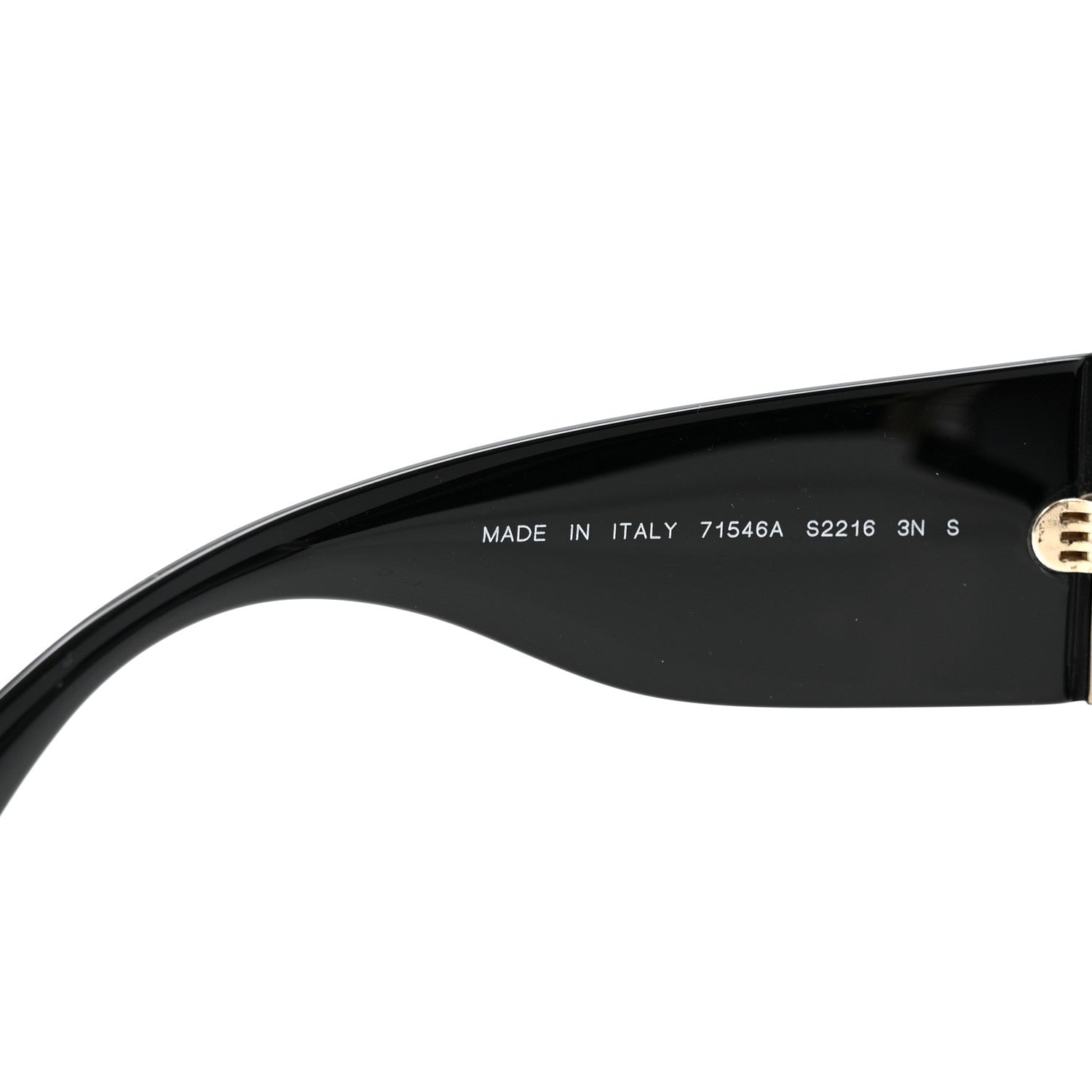 Acetate Rectangle Sunglasses 71546 Black