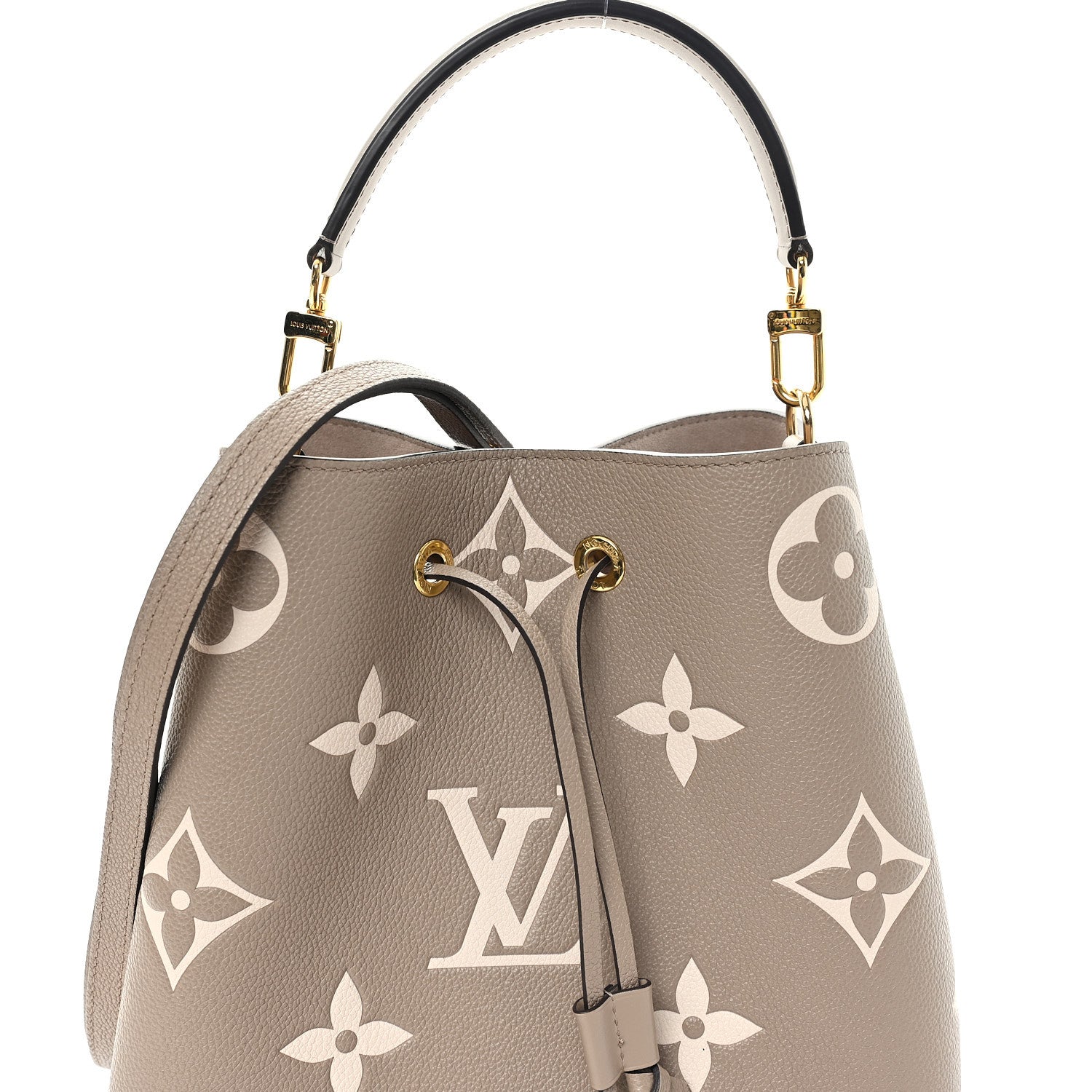 Louis Vuitton Empreinte Monogram Giant Neonoe MM Tourterelle Creme
